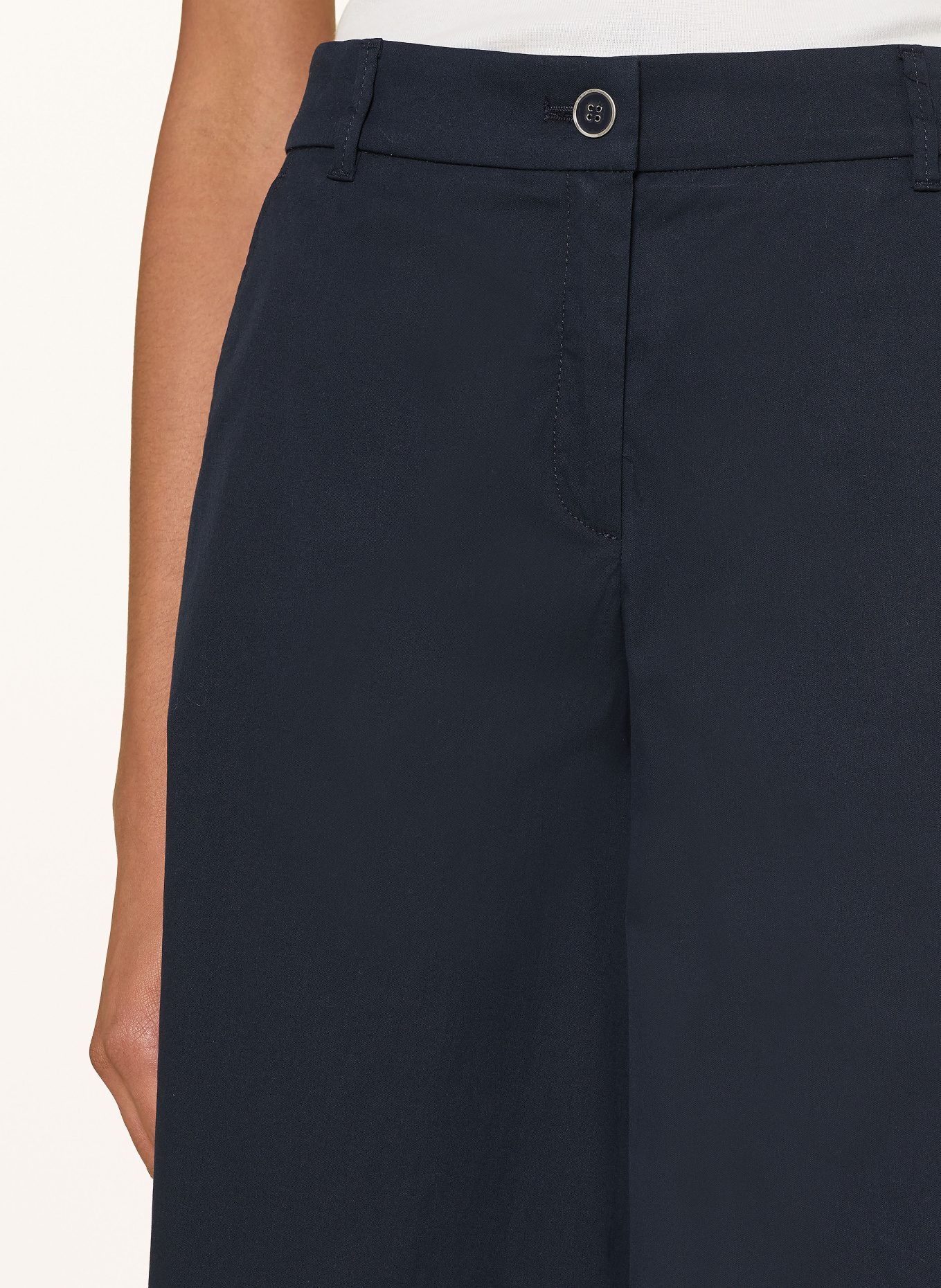 BRAX Culotte MELLI S: DONKERBLAUW