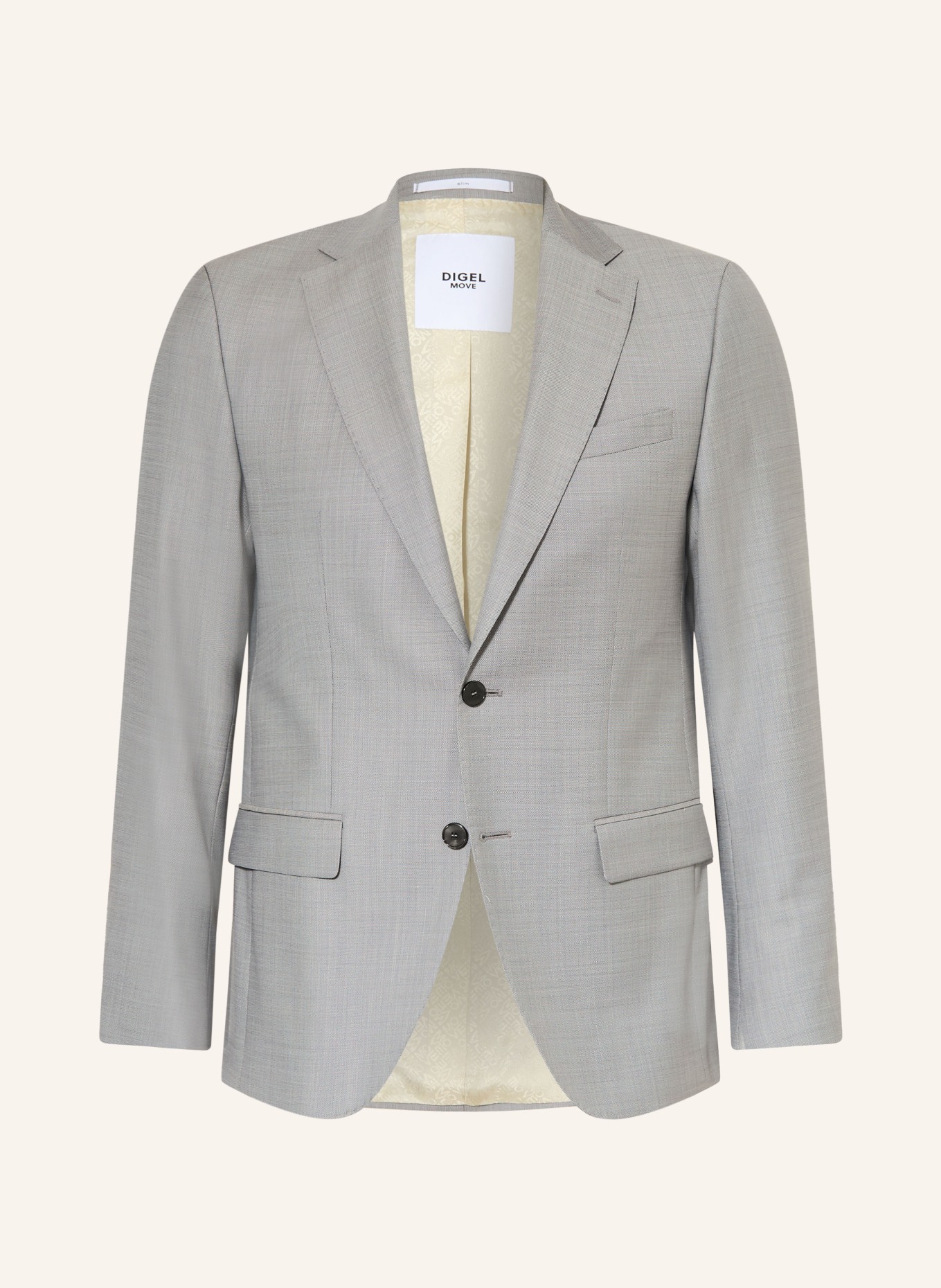 DIGEL move Marynarka ALESSO Slim Fit: 46 GRAU