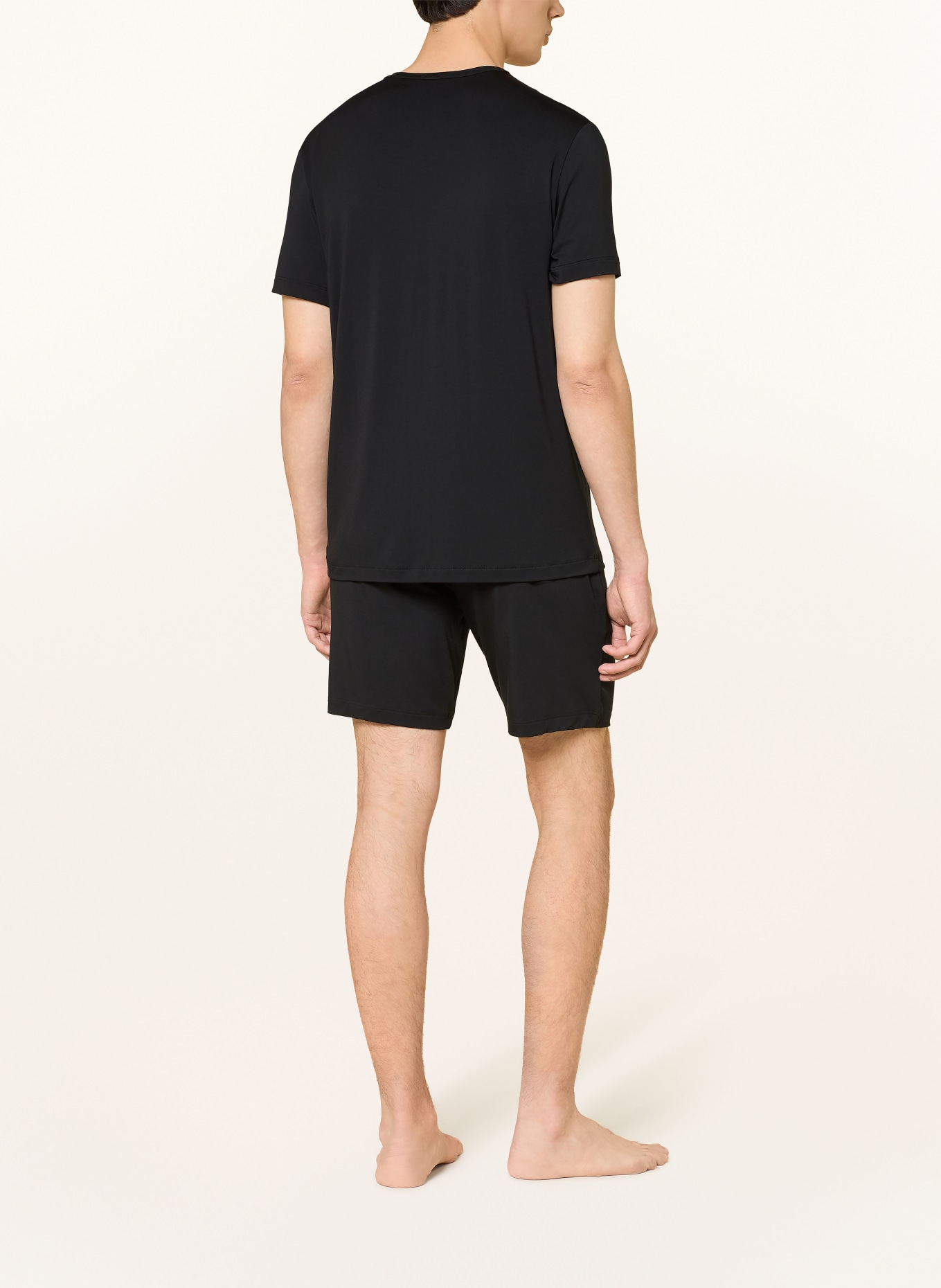 mey Chemise de nuit série JEFFERSON: NOIR