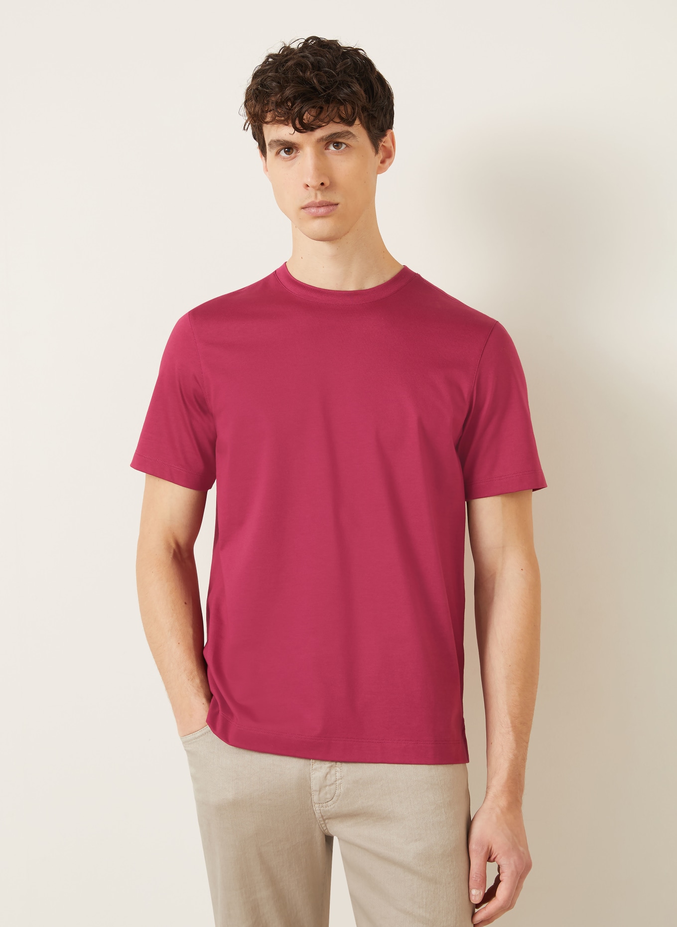 ZEGNA T-shirt: FUCHSIA