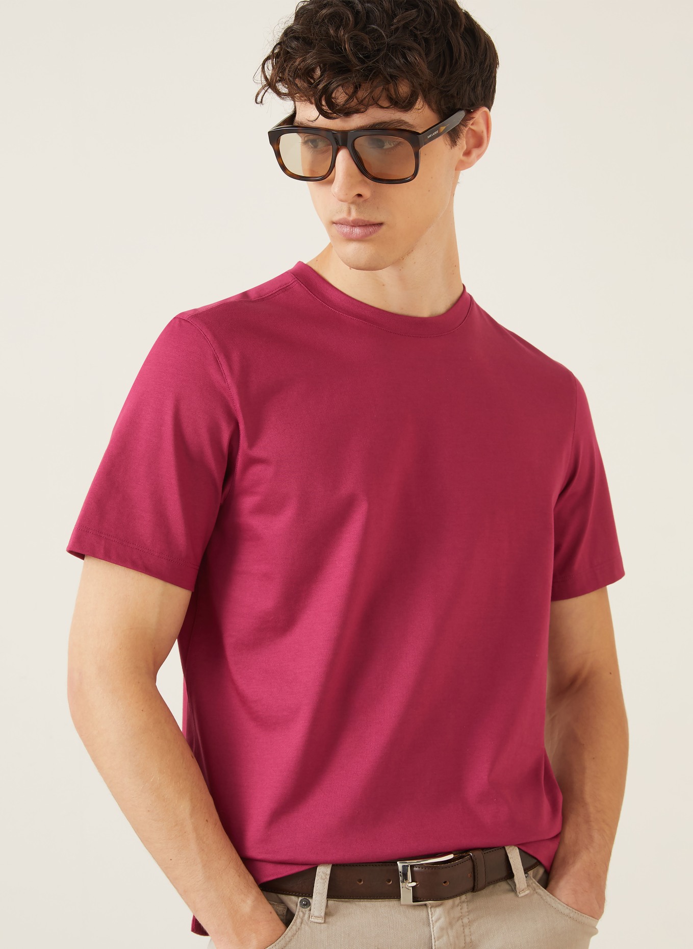 ZEGNA T-shirt: FUCHSIA