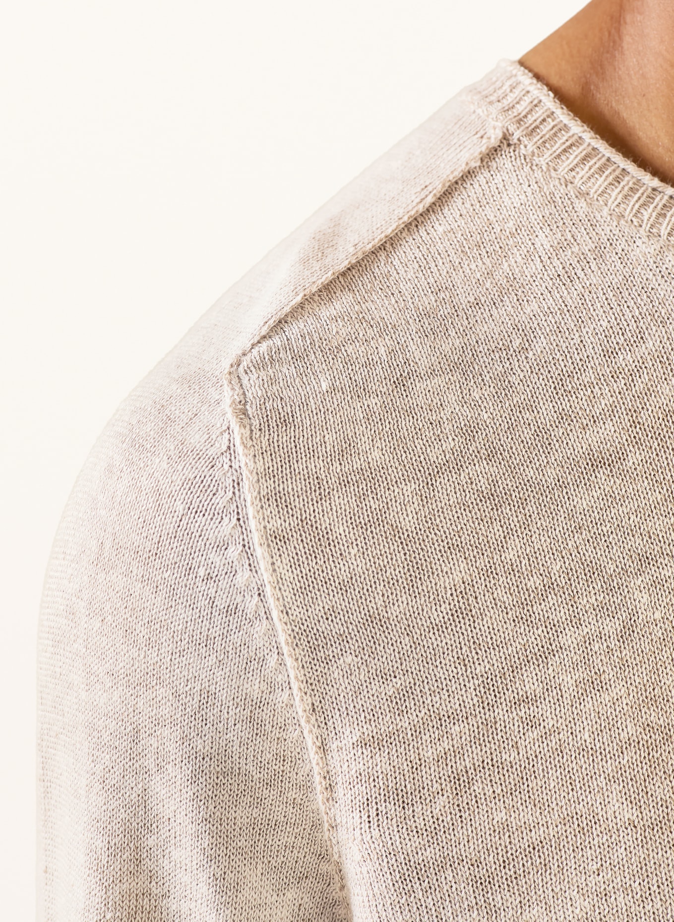 Marc O'Polo Pullover mit Leinen: GRAU