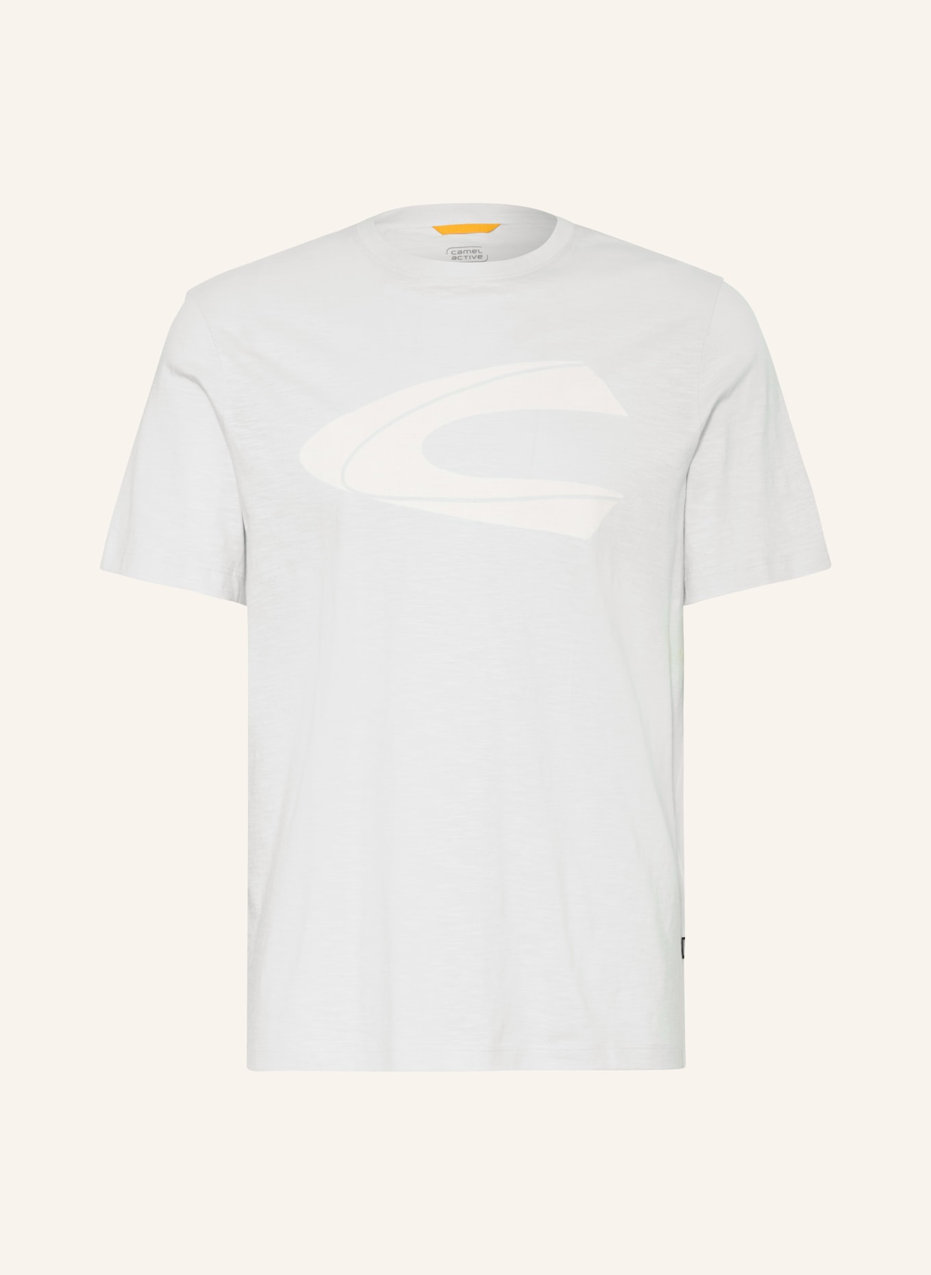 camel active T-shirt: LIGHT BLUE / WHITE