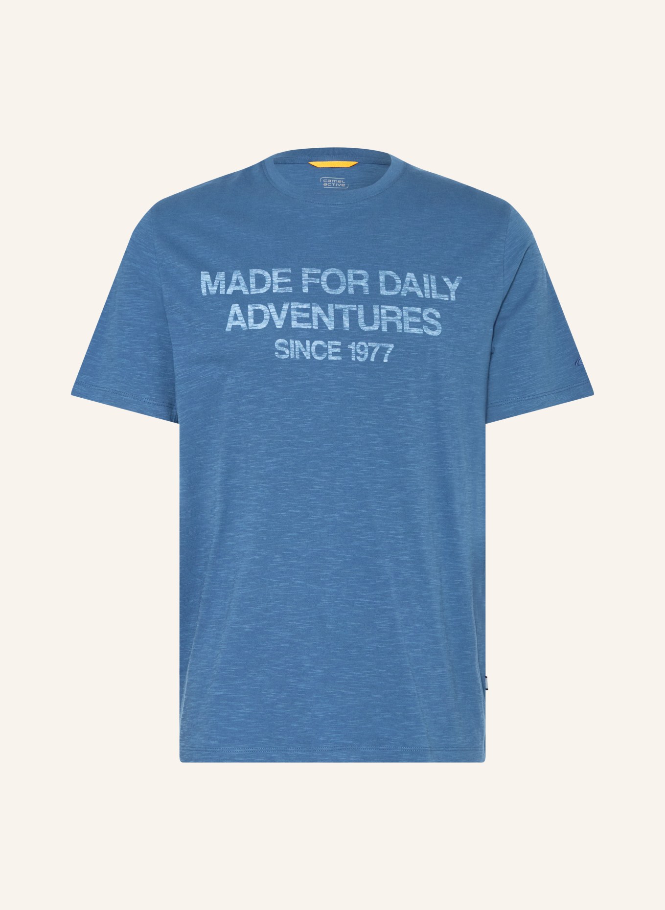 camel active T-shirt: BLUE / LIGHT BLUE
