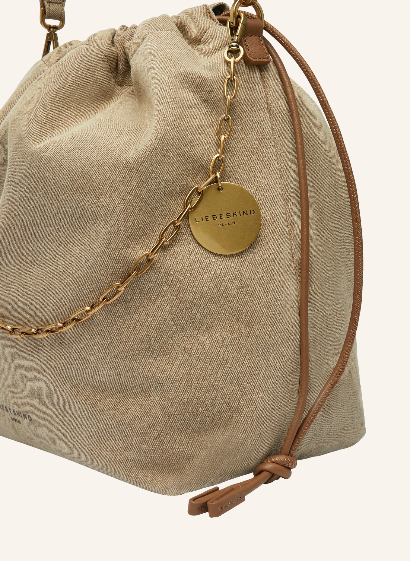 LIEBESKIND Beuteltasche LYA II MEDIUM: BEIGE