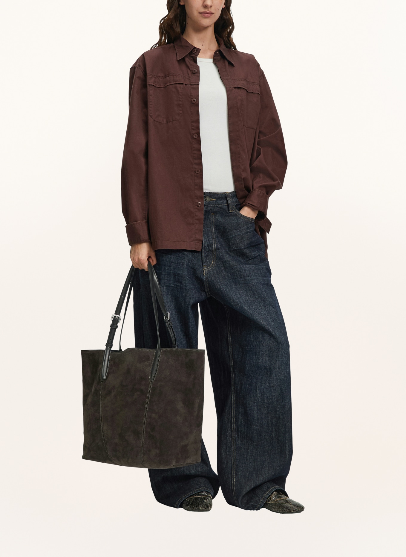 LIEBESKIND Shopper UNA MEDIUM: DUNKELBRAUN