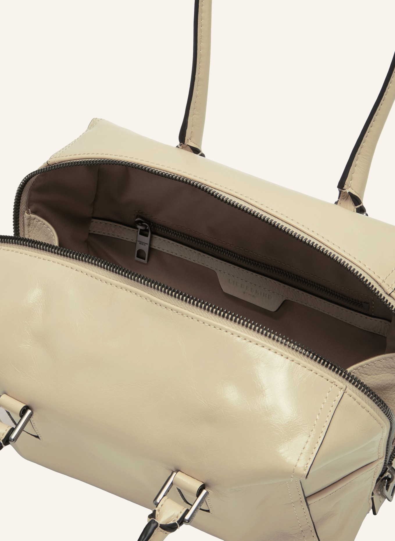 LIEBESKIND Schultertasche ARCHIVE KAYLA SMALL: ECRU