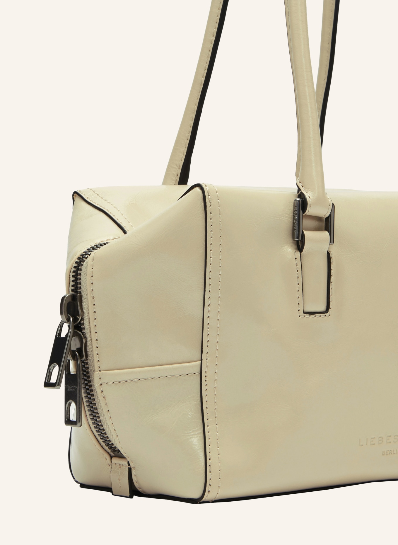 LIEBESKIND Schultertasche ARCHIVE KAYLA SMALL: ECRU