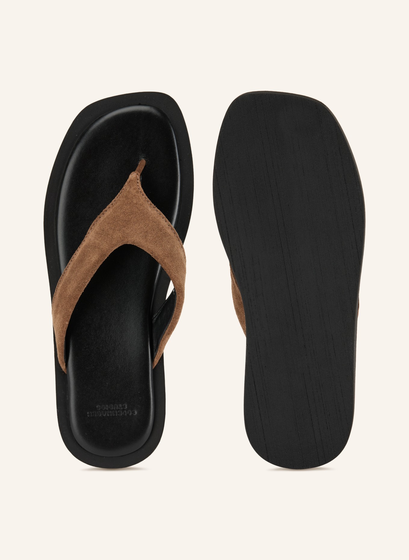 COPENHAGEN STUDIOS Toe-separator CPH791: BROWN