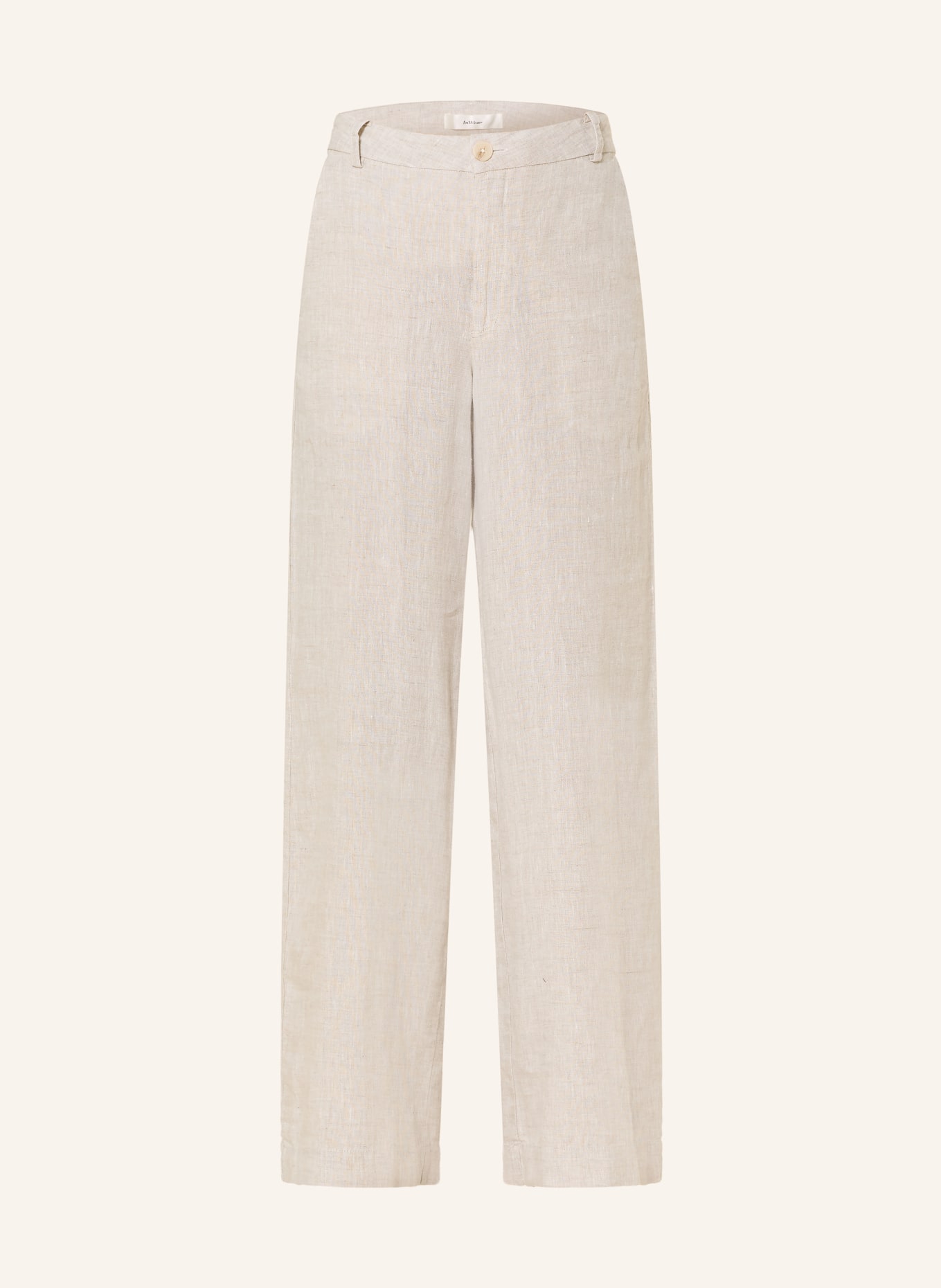 InWear ELINORIW SOLINA linen pants: BEIGE