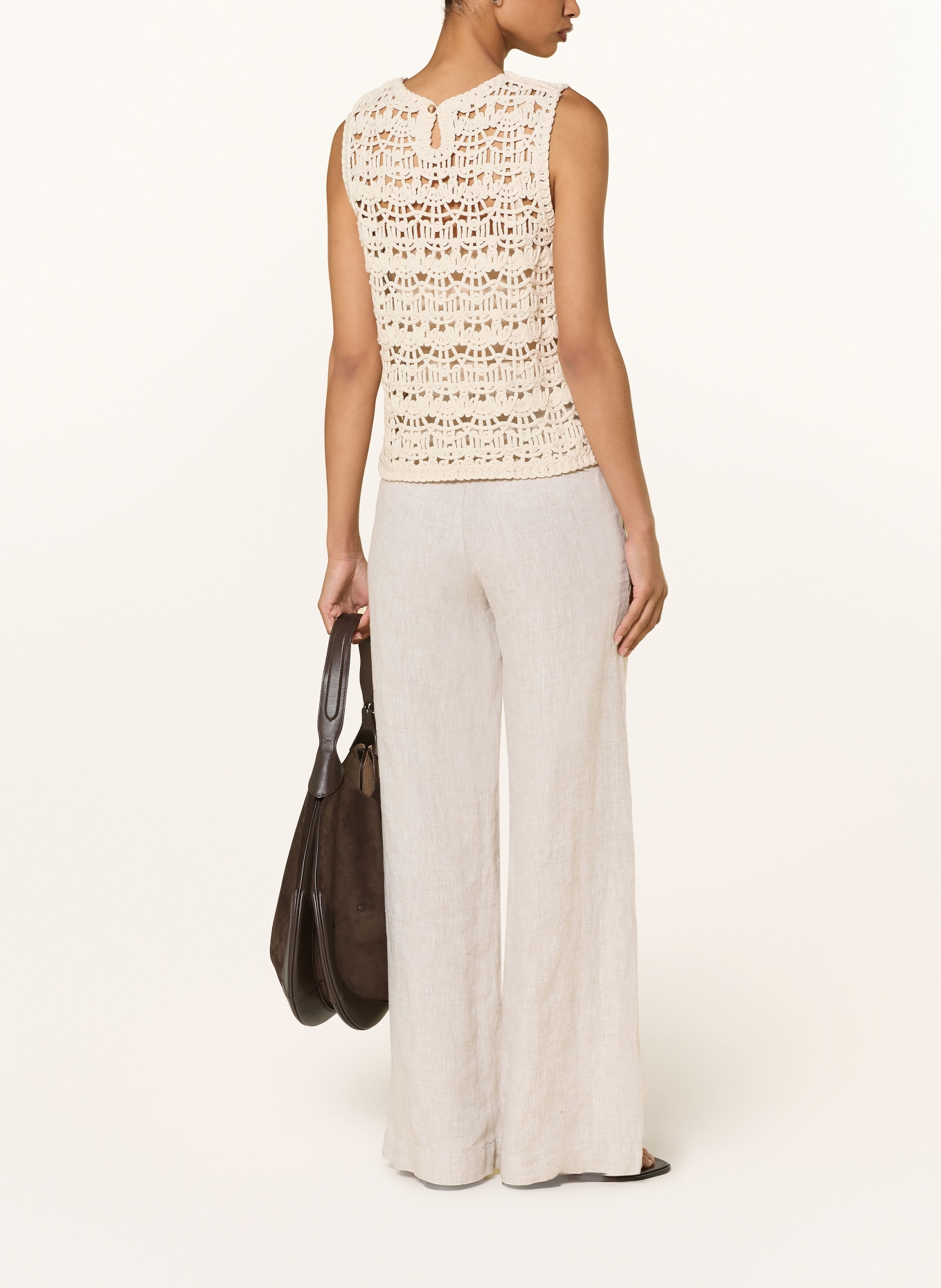 InWear ELINORIW SOLINA linen pants: BEIGE
