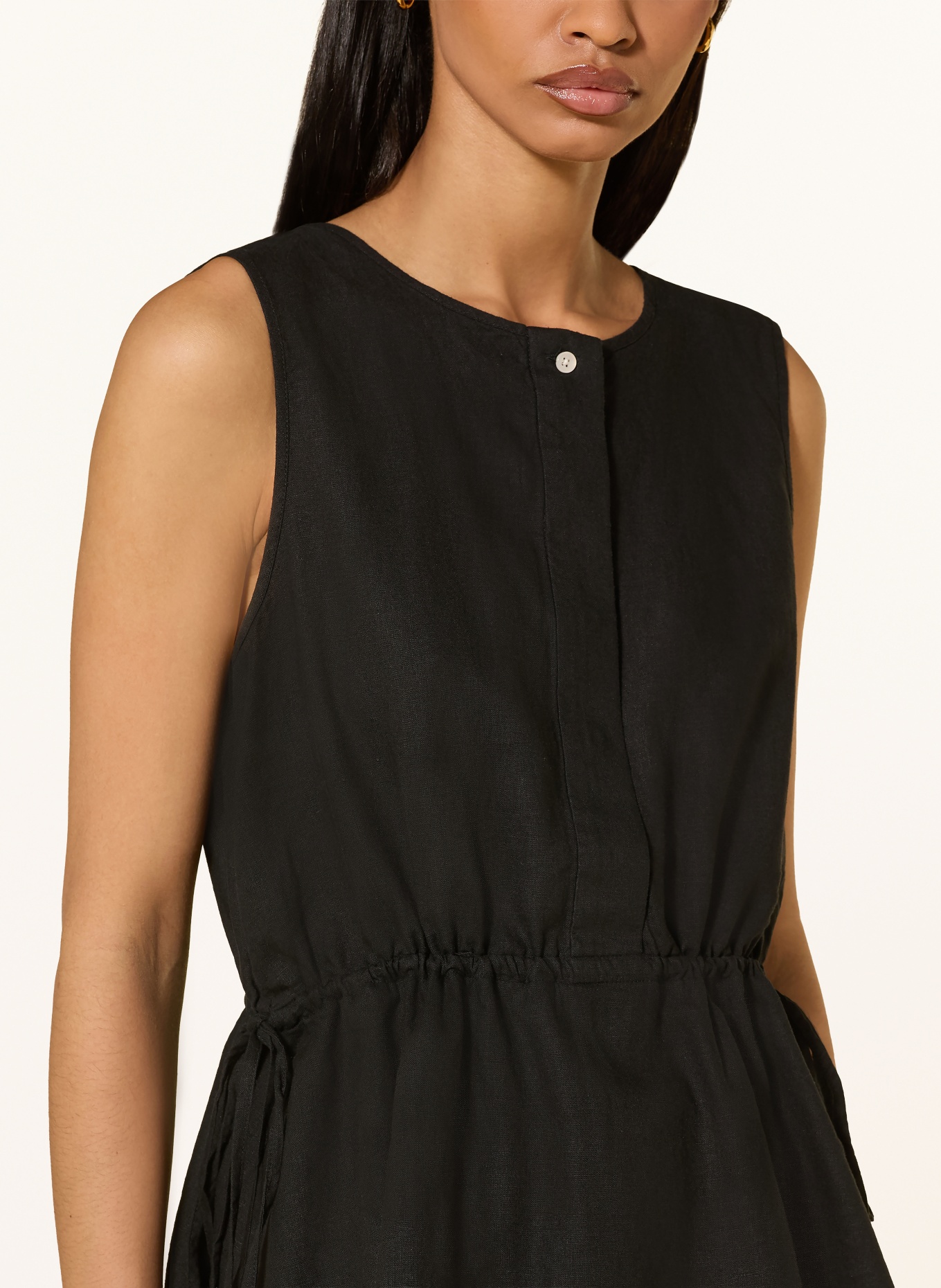 InWear Top ROWANIW met linnen: ZWART