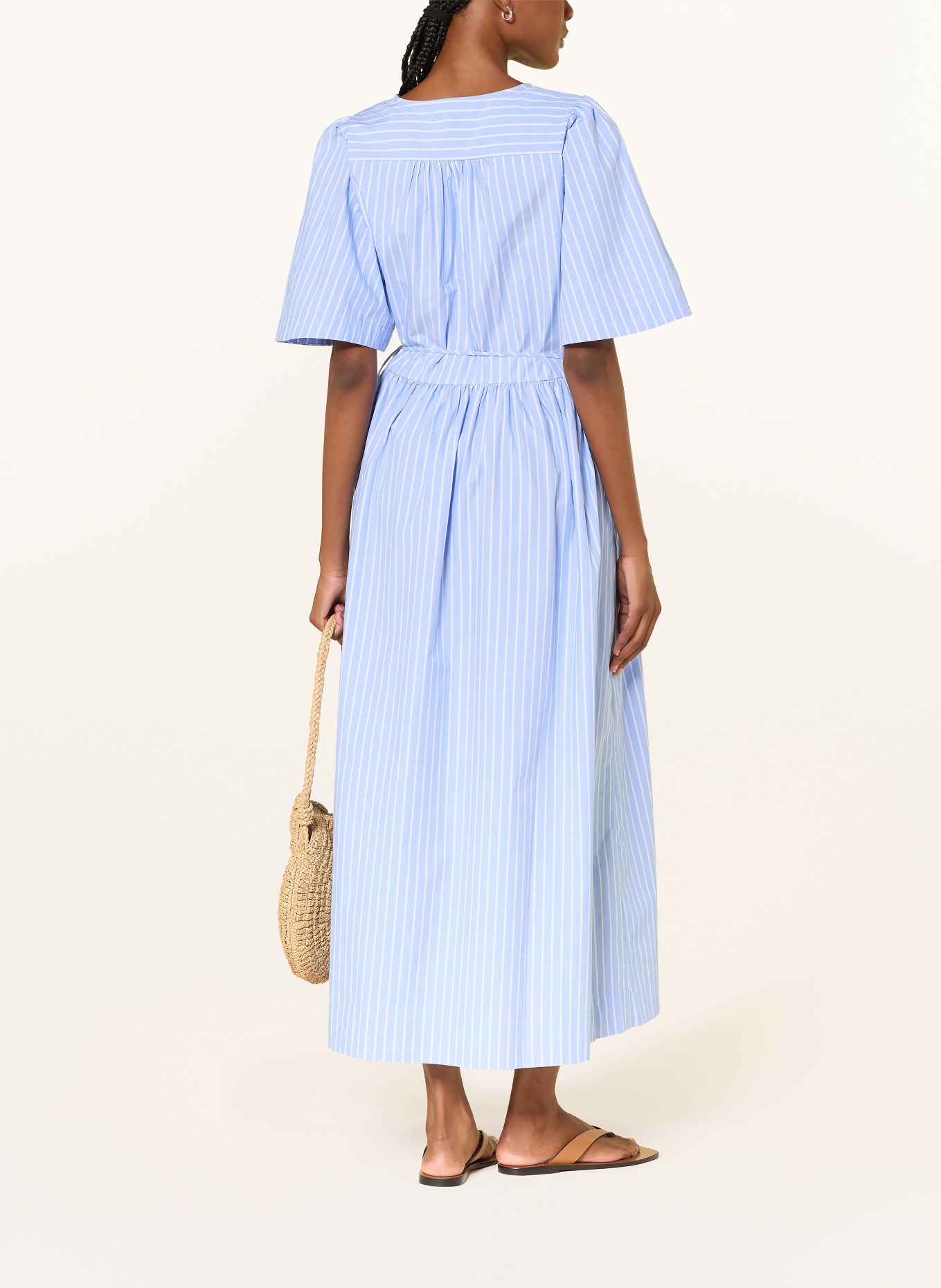 InWear Wickelkleid RAELYNNIW: HELLBLAU / WEISS