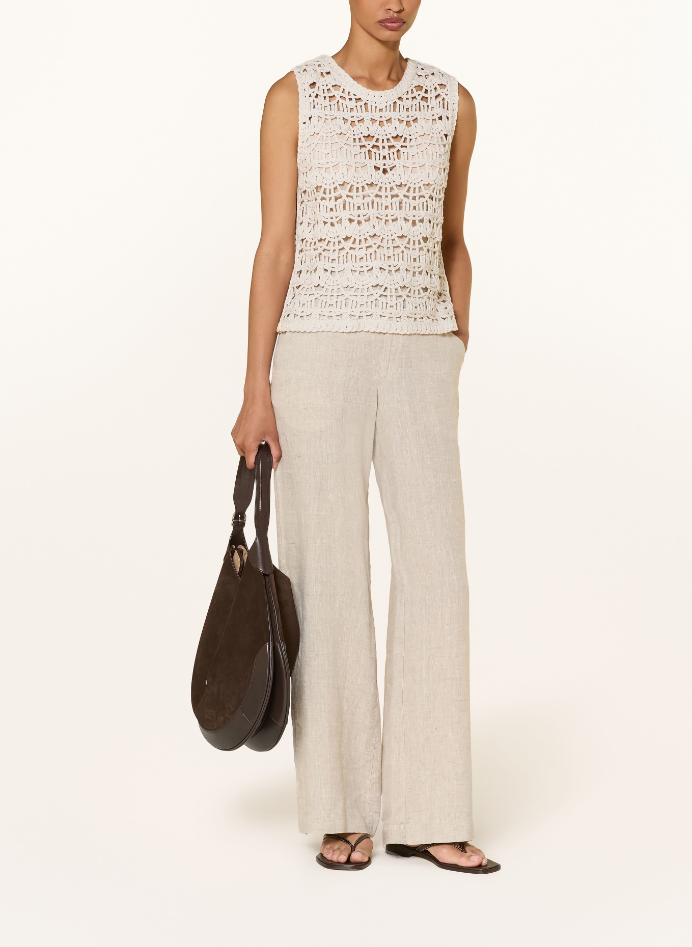 InWear Strick-Top NETEIW: CREME