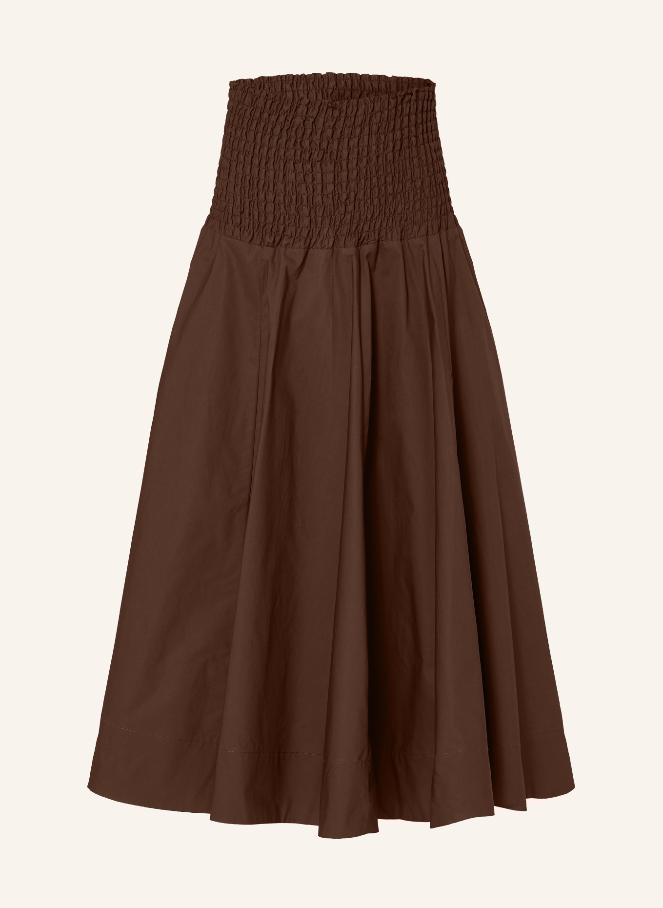 InWear Sukně RAVENIW: TMAVĚ HNĚDÁ