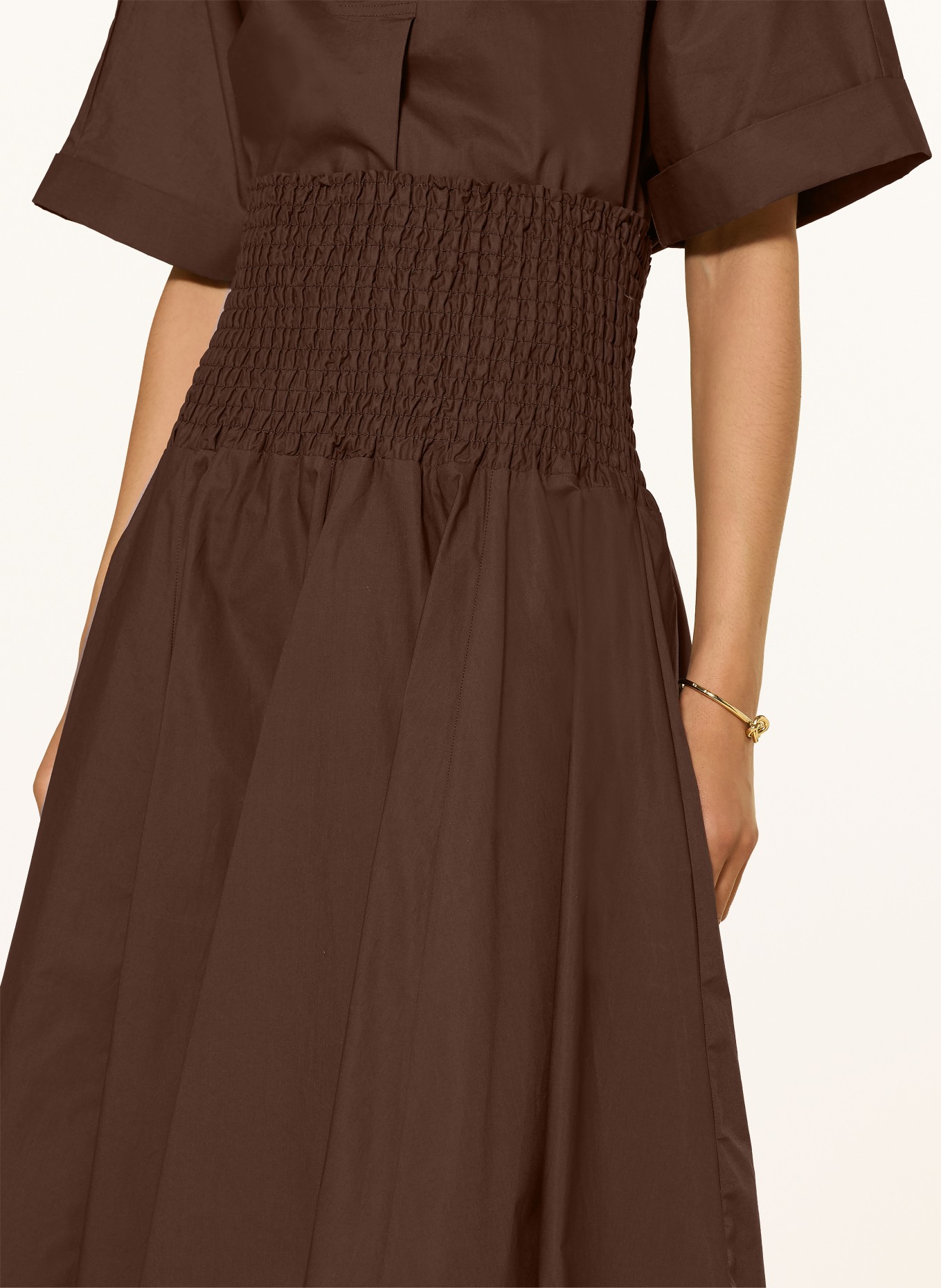 InWear Sukně RAVENIW: TMAVĚ HNĚDÁ