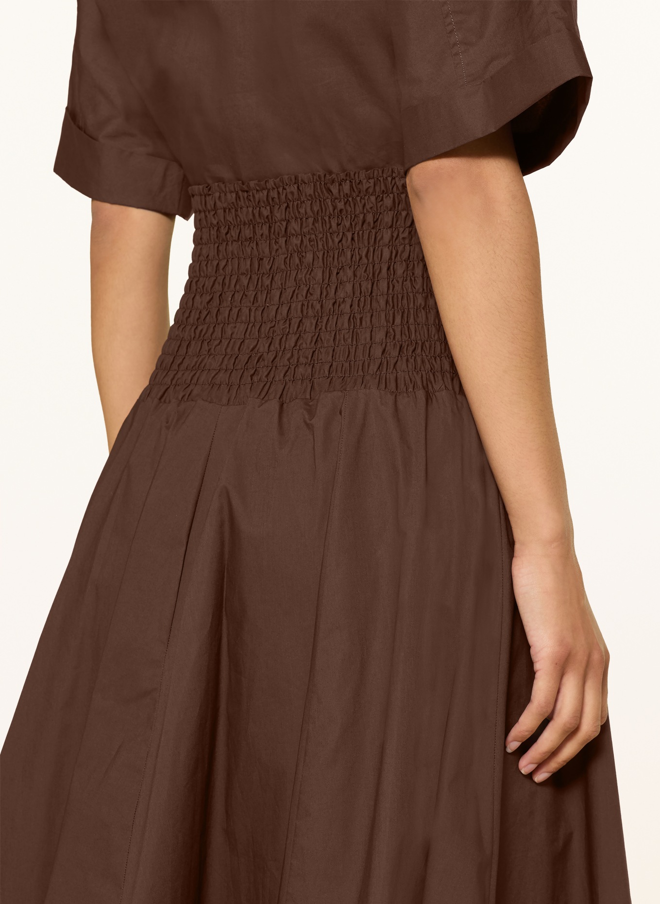InWear Sukně RAVENIW: TMAVĚ HNĚDÁ