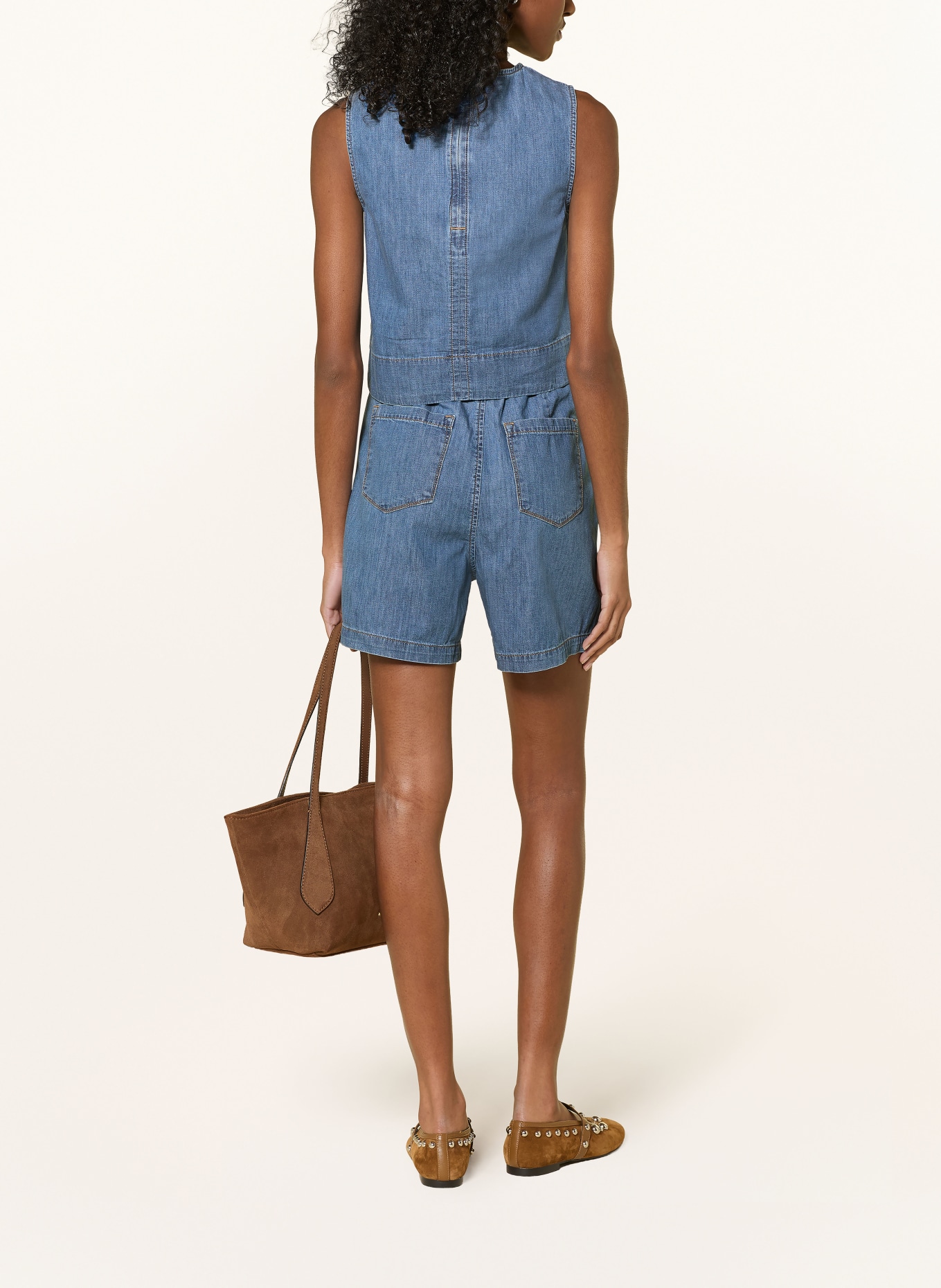 mavi Denim-look top: BLUE