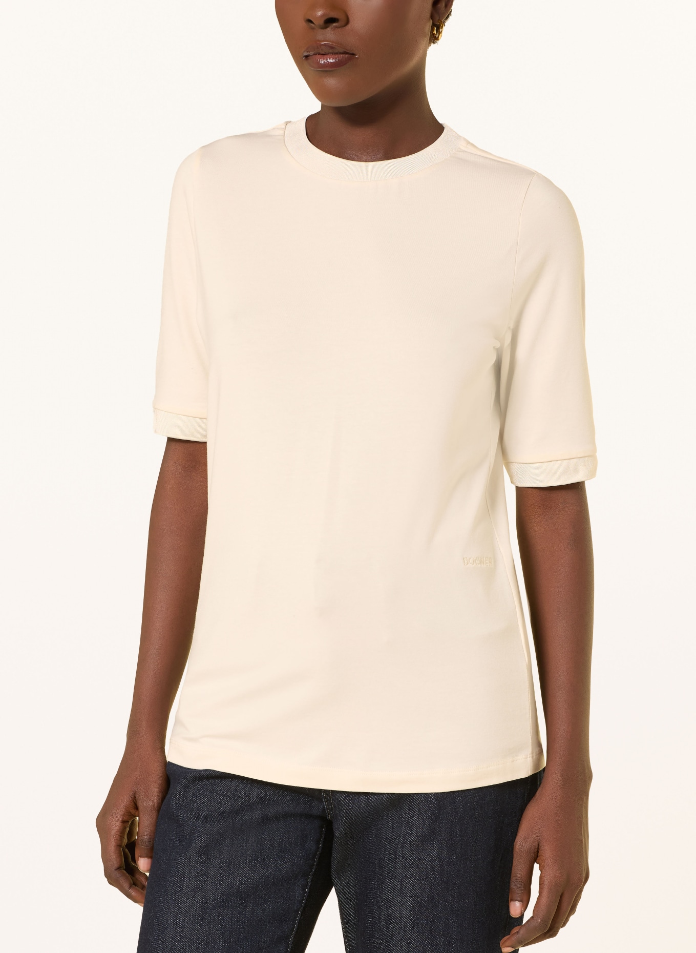 BOGNER Jerseyshirt ALEXI: ECRU