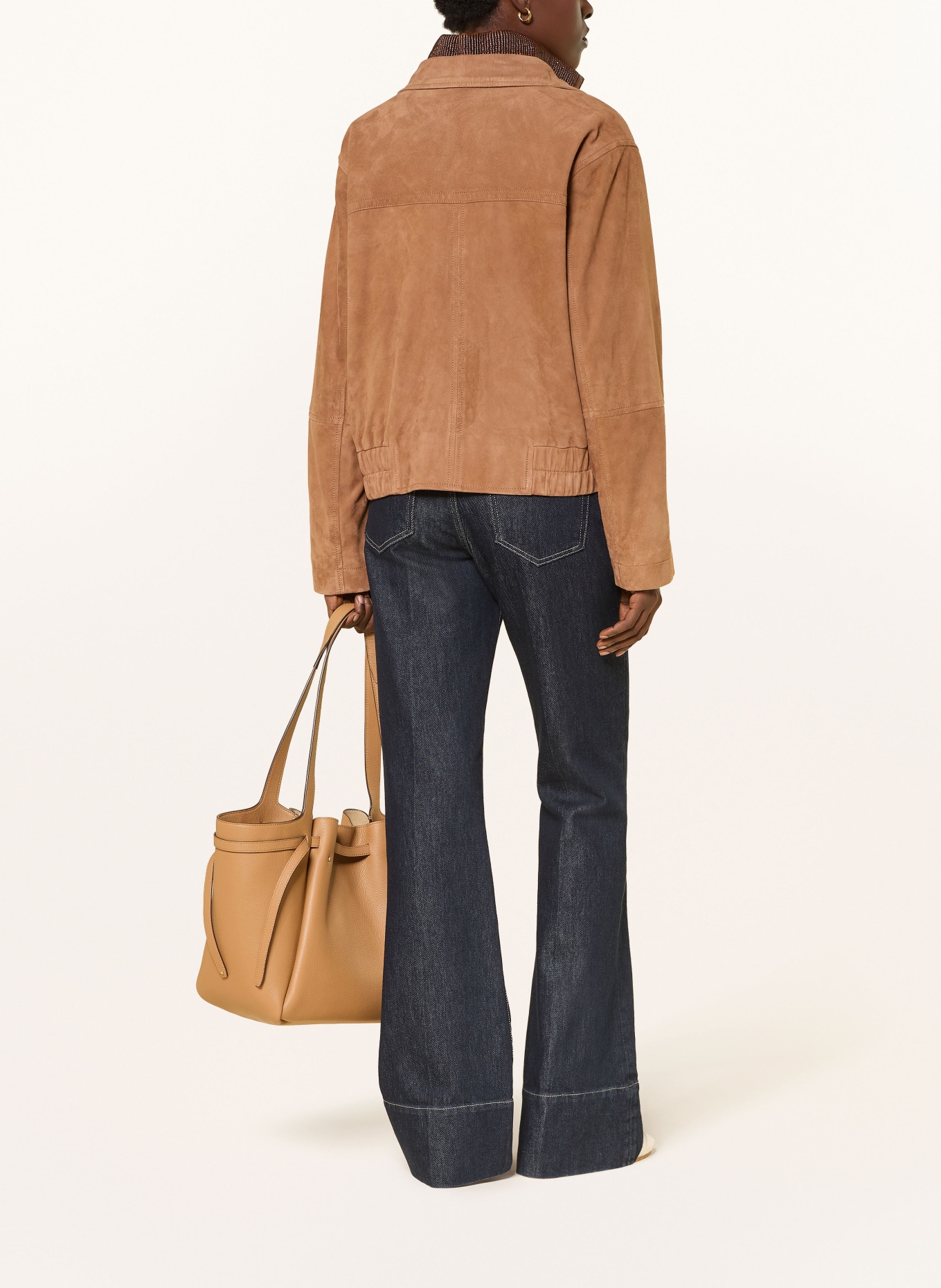 BOGNER Velourslederjacke ANOUK: COGNAC