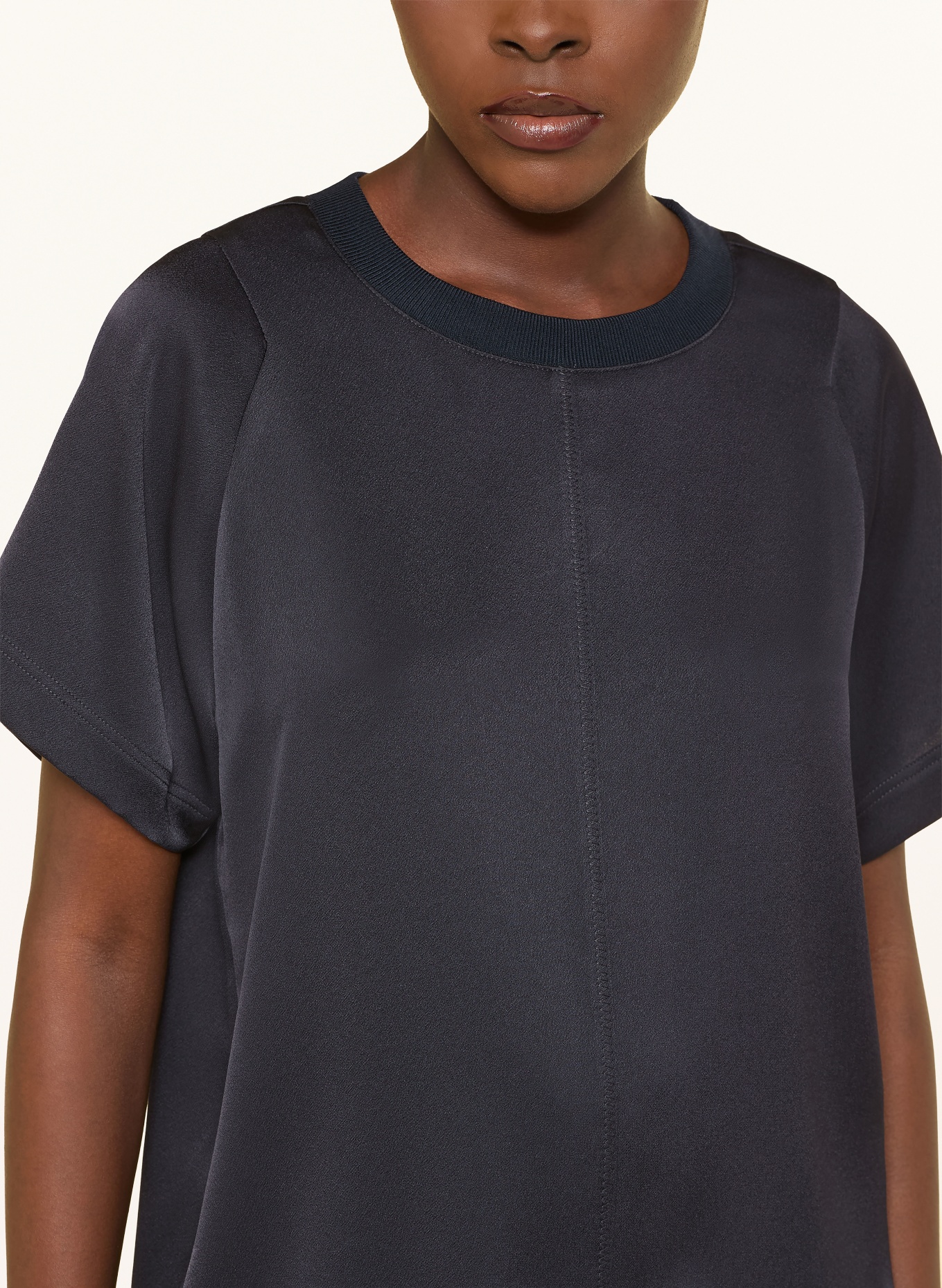 BOGNER DAKOTA Satin Blouse: DARK BLUE