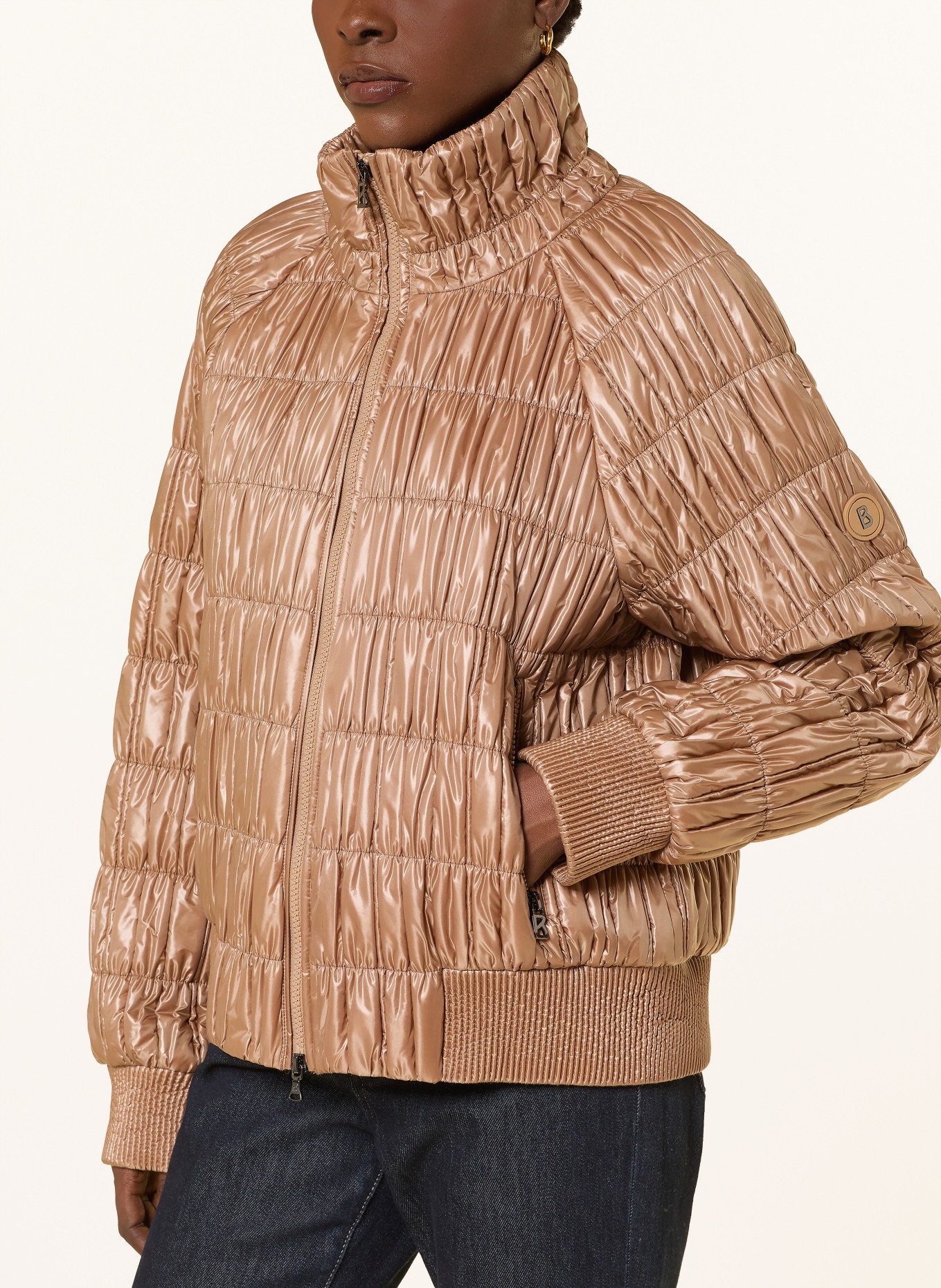 BOGNER SHERRY Quilted Jacket: BEIGE