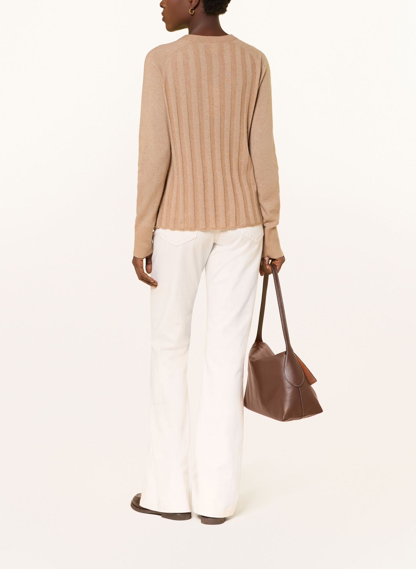 BOGNER Strickjacke TANJA mit Cashmere: COGNAC