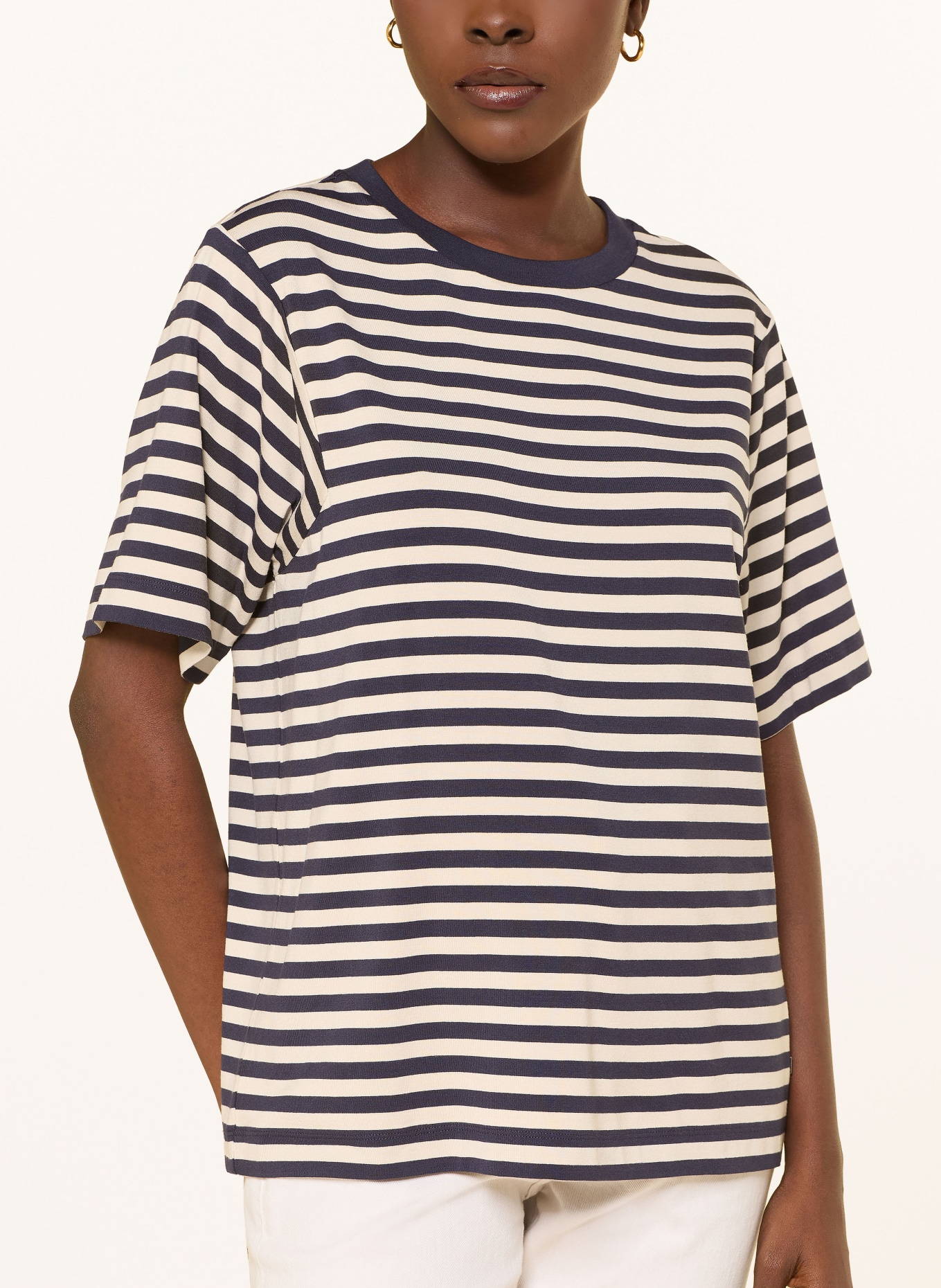 BOGNER Jerseyshirt RAYA: DUNKELBLAU / BEIGE