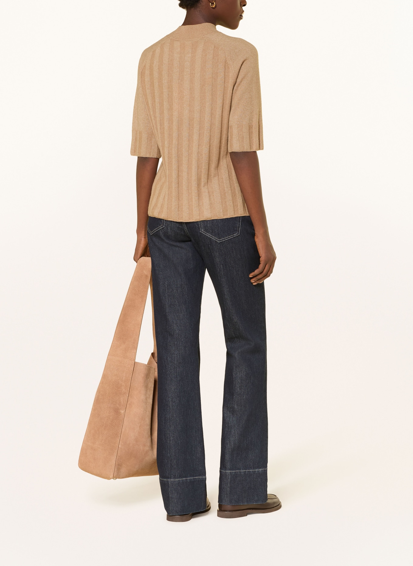 BOGNER Strickshirt TINA mit Cashmere: CAMEL