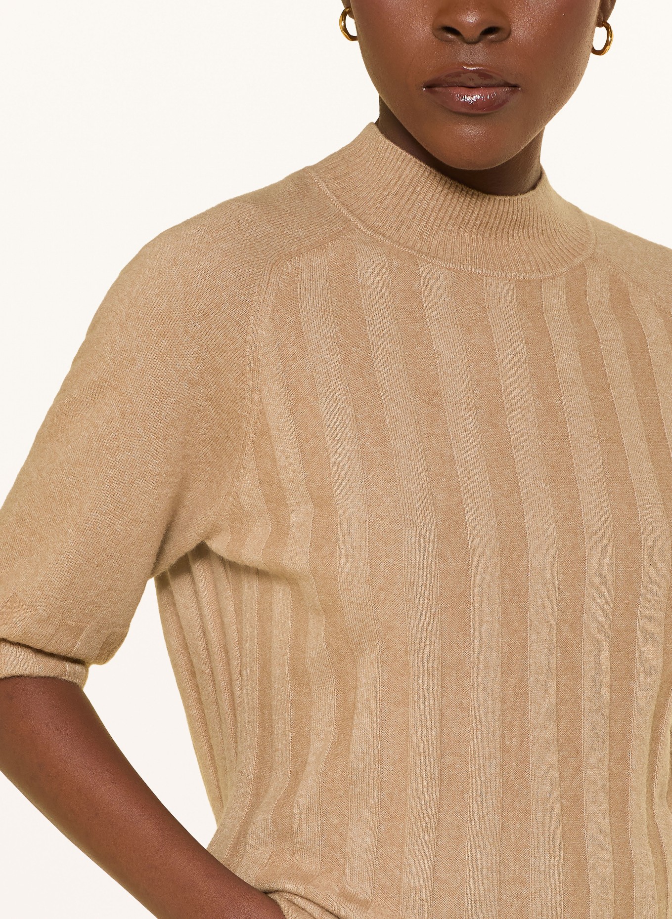 BOGNER Strickshirt TINA mit Cashmere: CAMEL