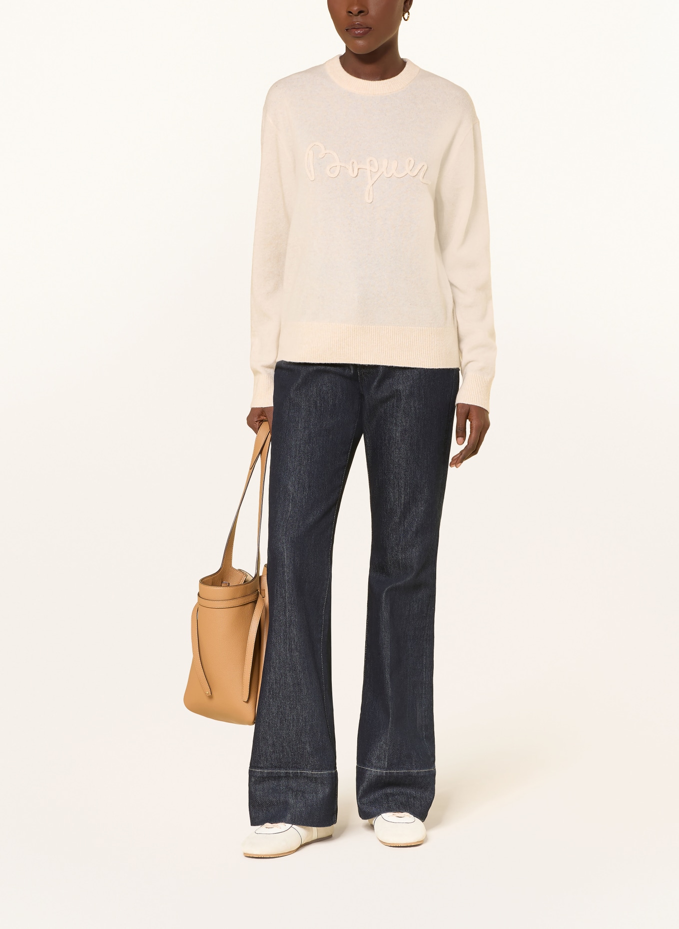 BOGNER Pullover TATJANA mit Cashmere: BEIGE