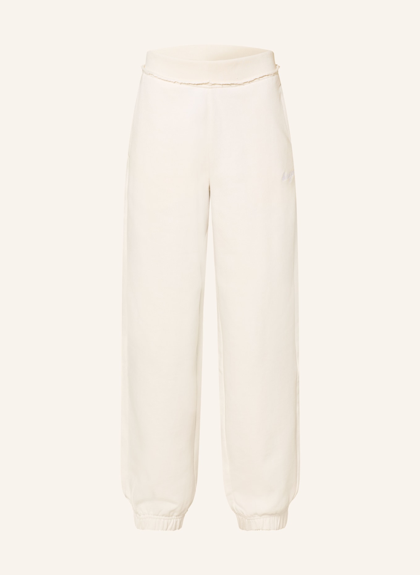 HUGO Joggingbroek NUEMBRIE: ECRU