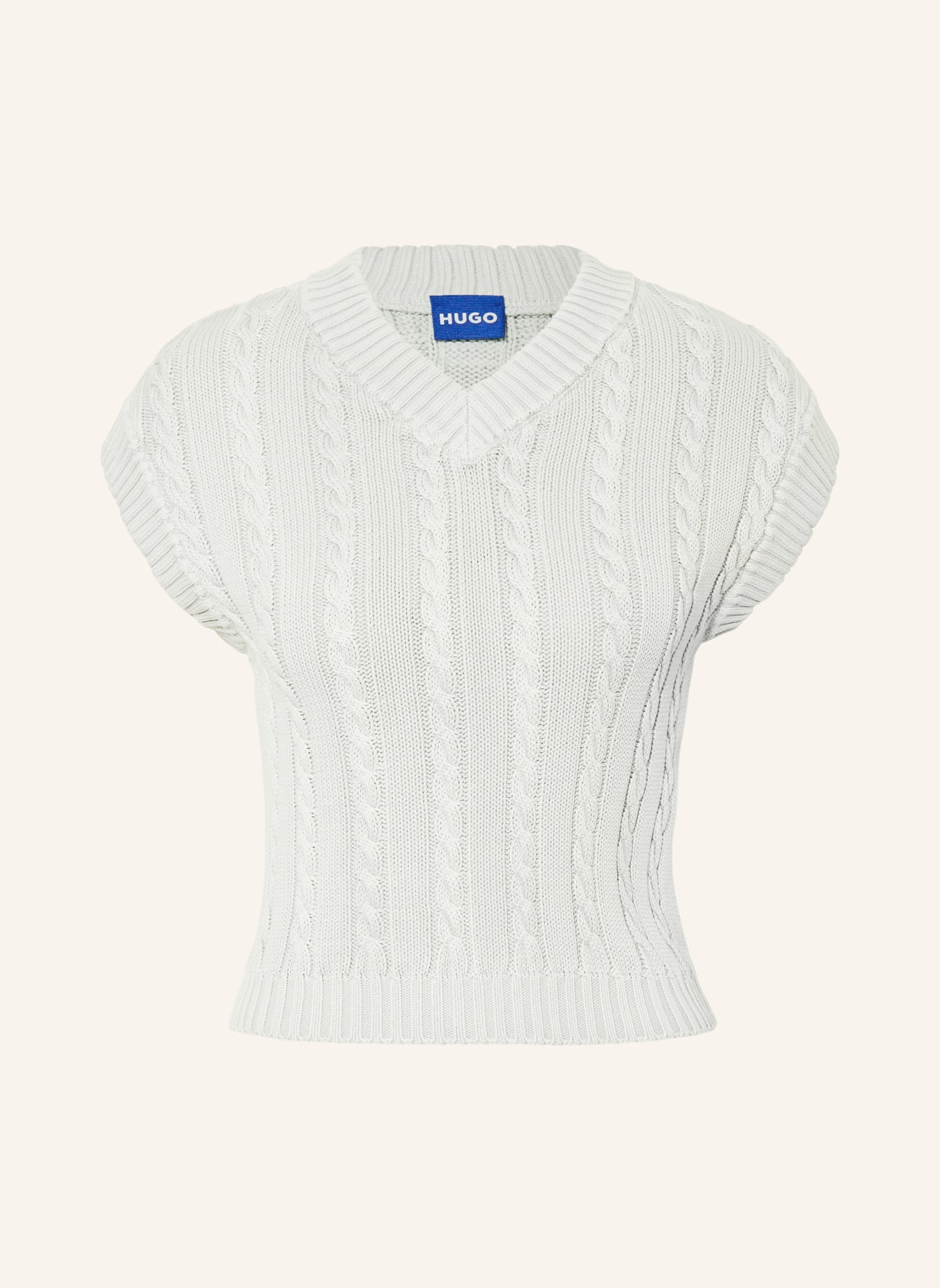 HUGO SHENA Sleeveless Sweater: LIGHT BLUE
