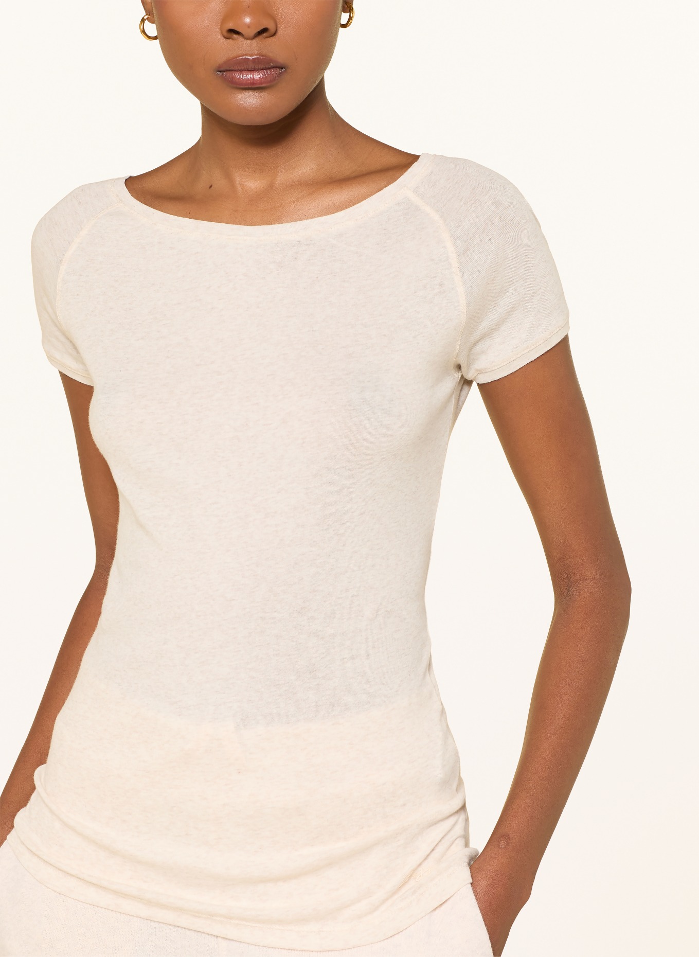 BOSS T-Shirt ESPIA: CREME