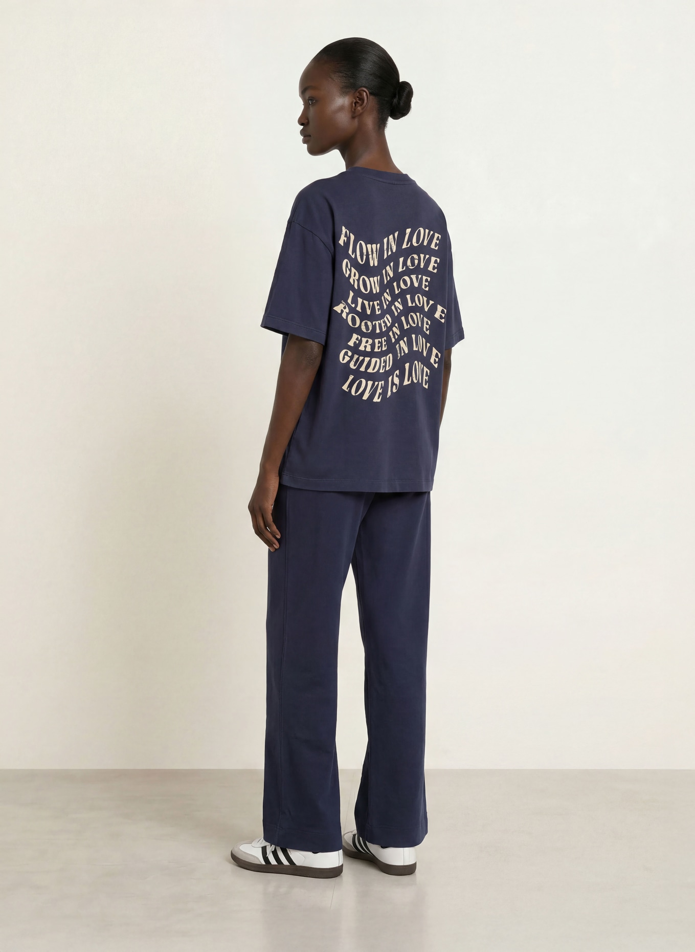 BOSS Oversized-Shirt EBOYS: DUNKELBLAU