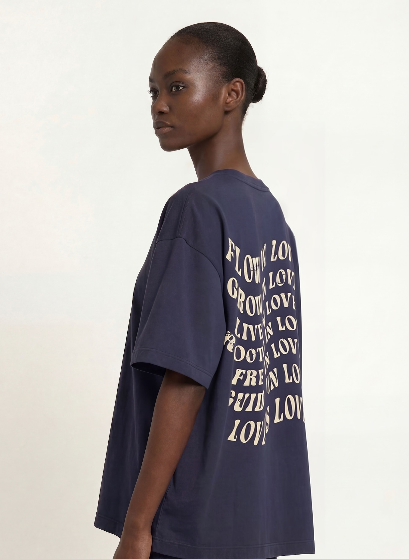 BOSS Oversized-Shirt EBOYS: DUNKELBLAU