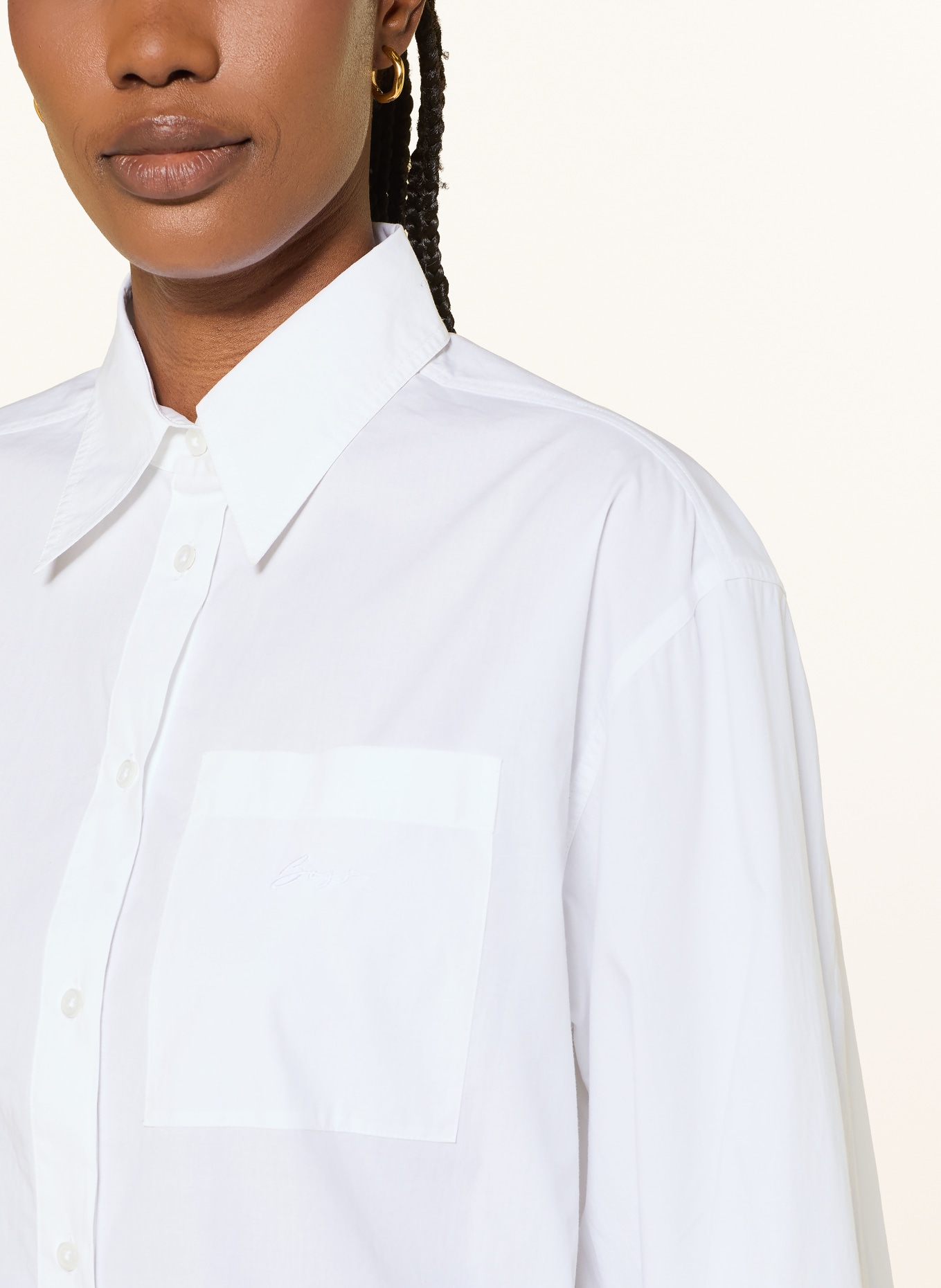 BOSS Chemisier BOSKOTA: BLANC