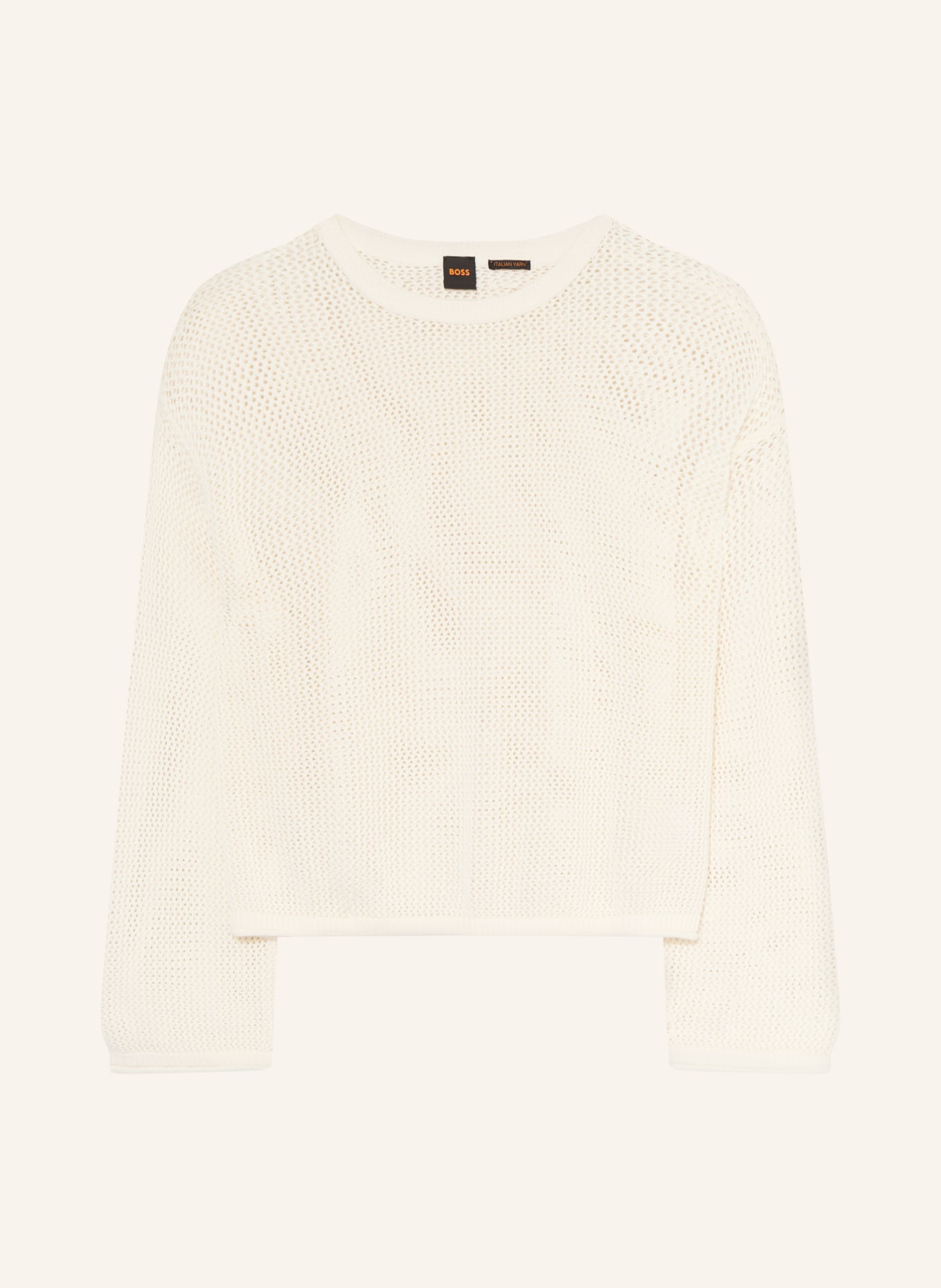 BOSS Pullover FARDE: CREME