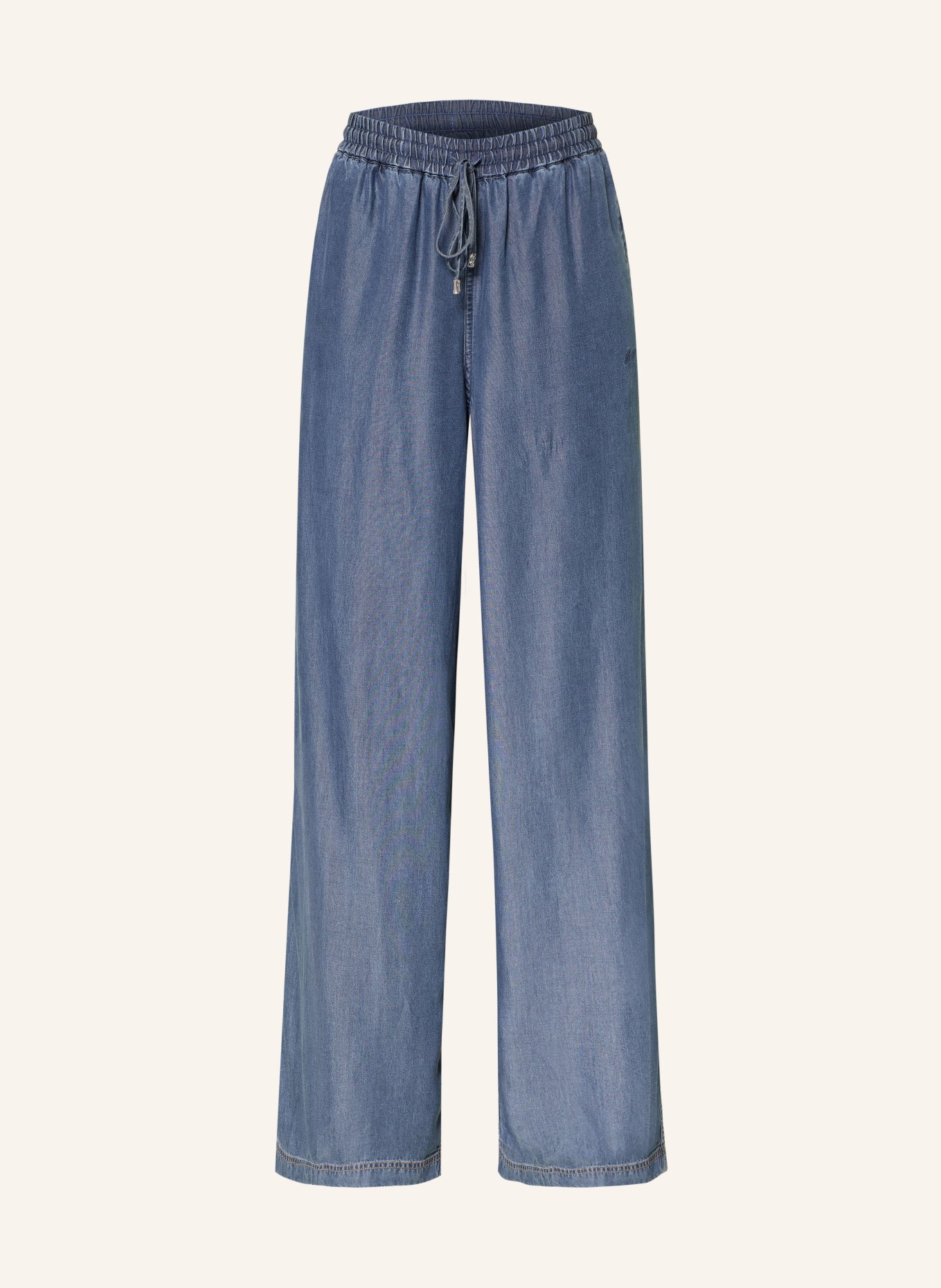 BOSS TANELLA Marlene pants in a denim look: BLUE