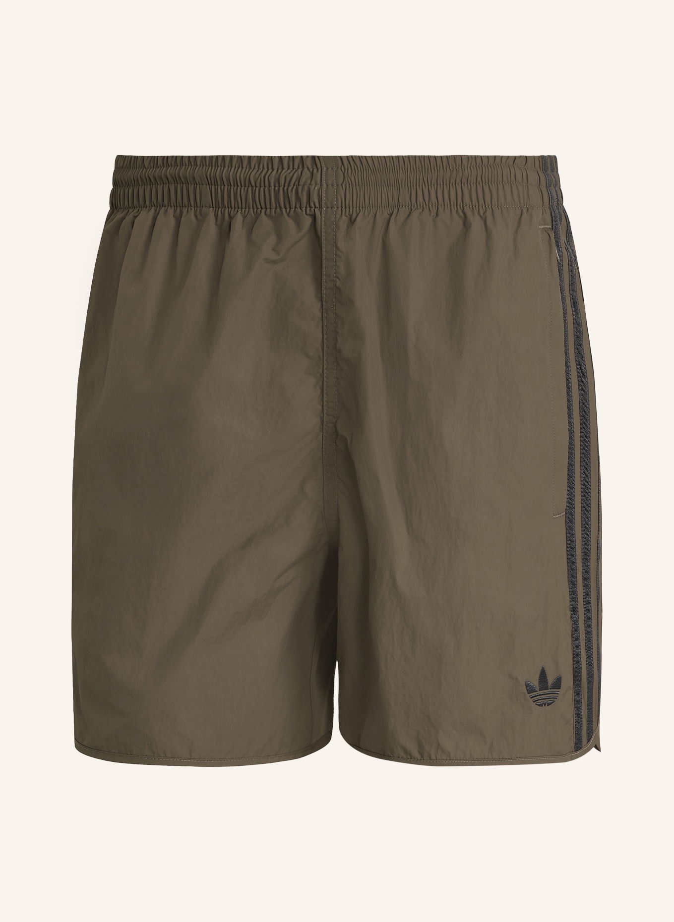 adidas Originals Shorts SPRINTER SHORTS: KHAKI / SCHWARZ