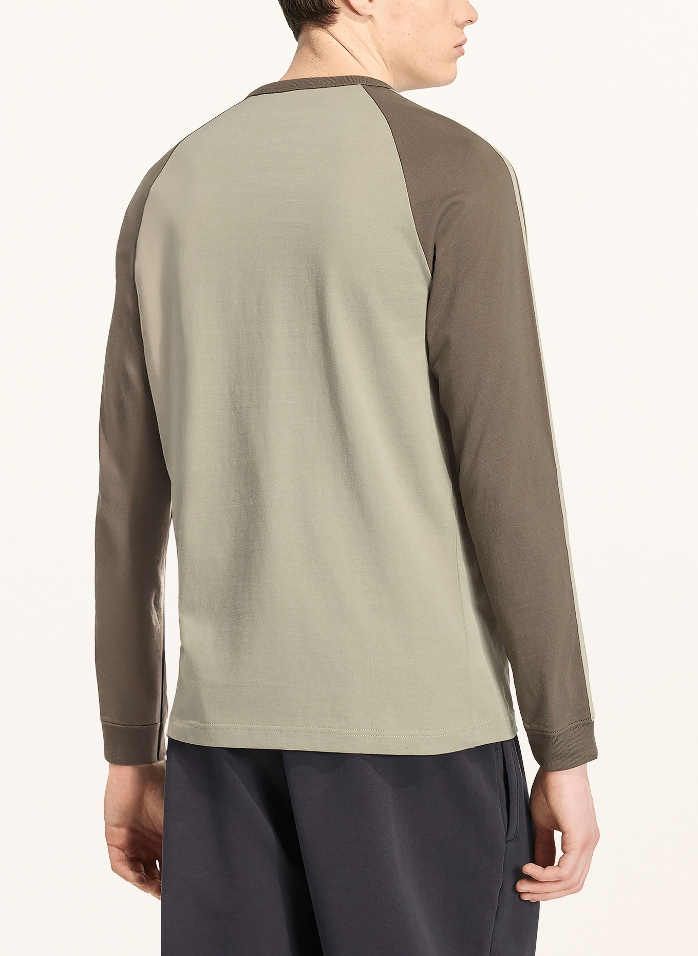 adidas Originals Longsleeve 3STREIFEN: GRÜN / KHAKI