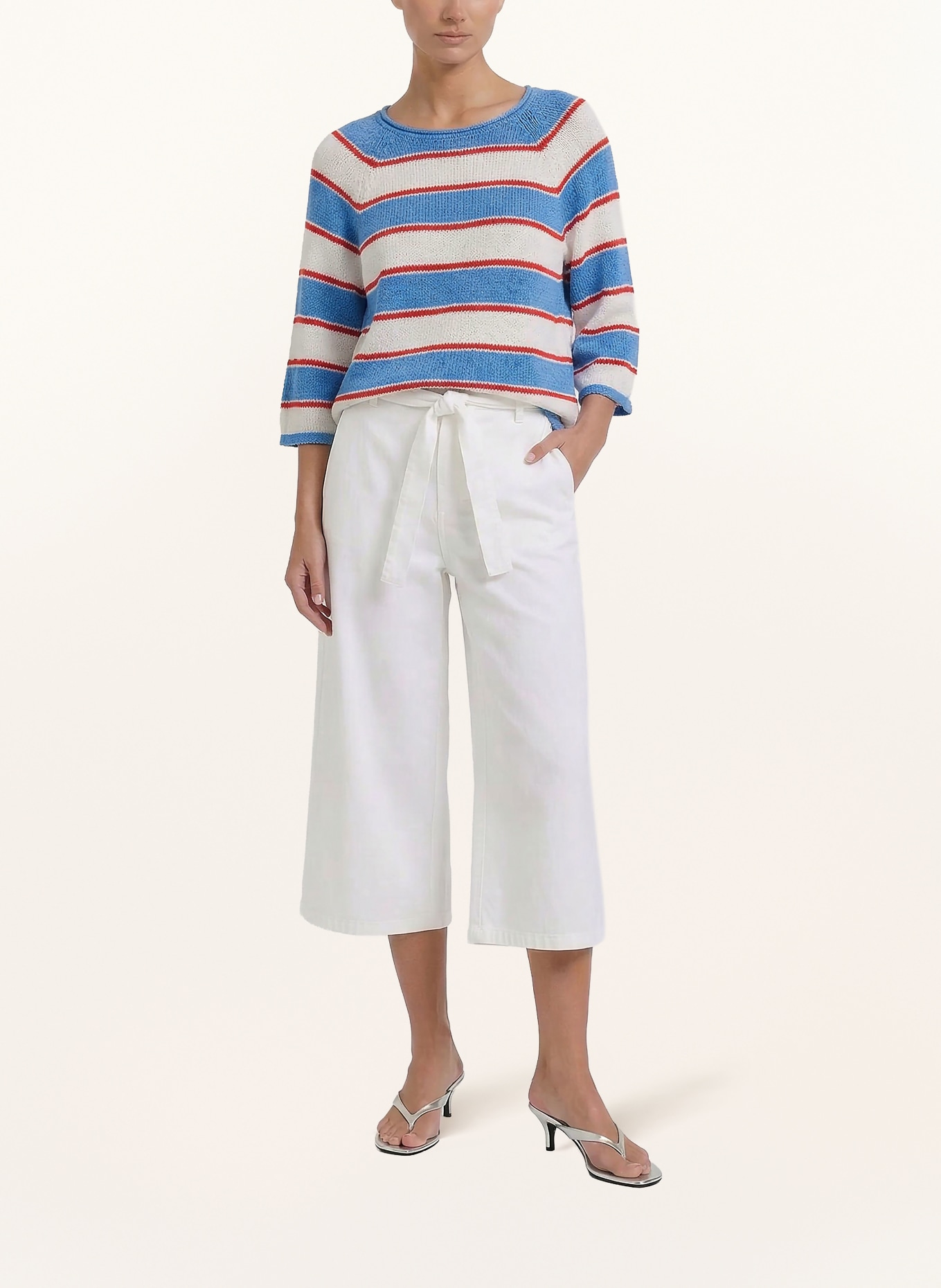 oui Pulls: BLEU CLAIR / ROUGE / BLANC