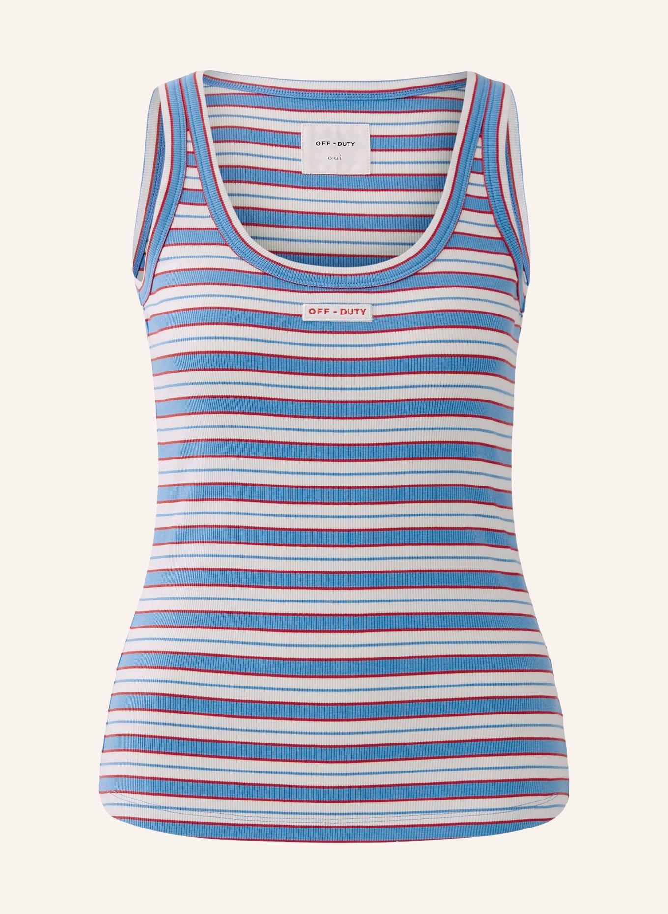 oui Top: BLUE / RED / WHITE