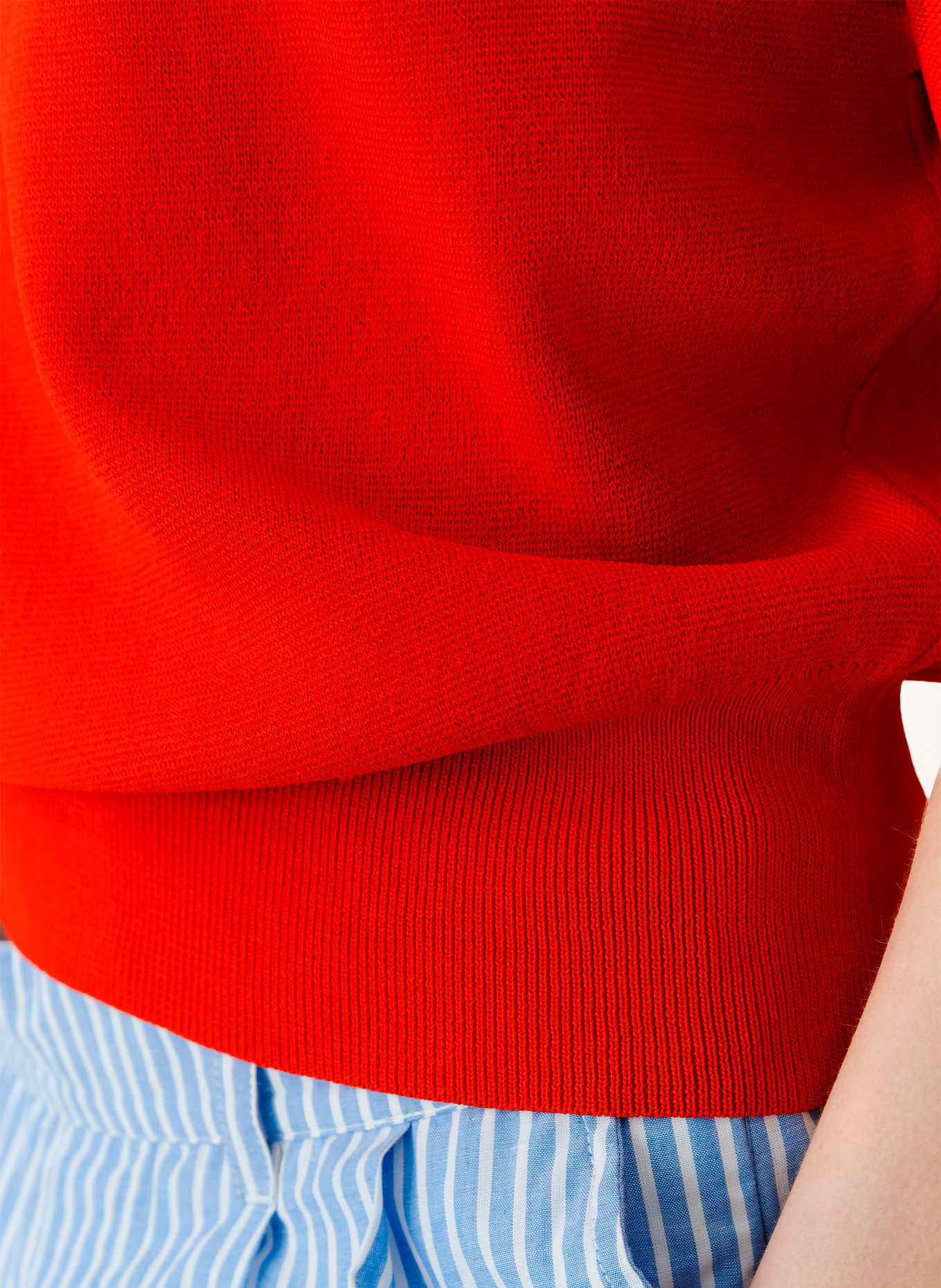 oui Strickshirt: ROT