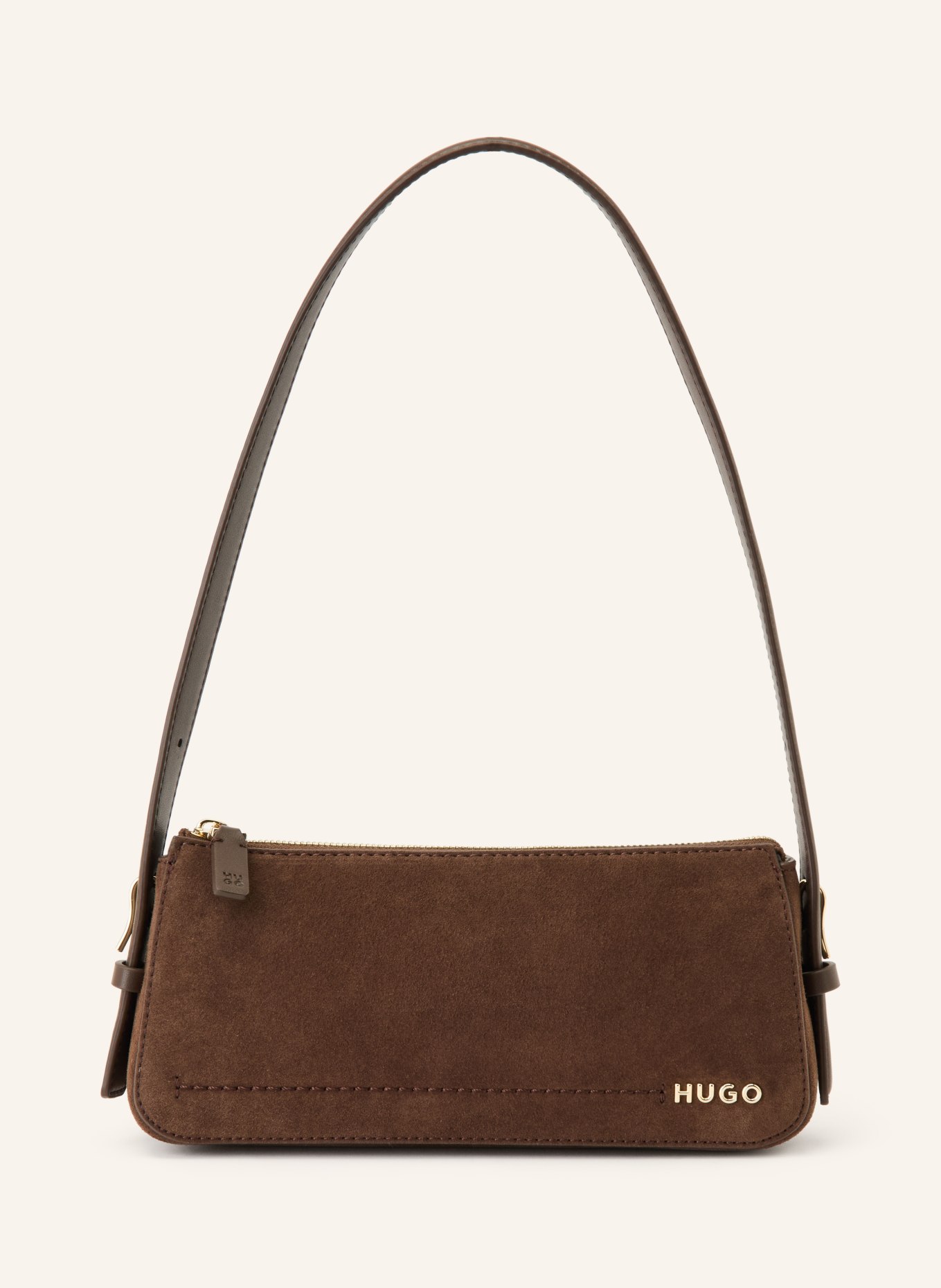 HUGO Schultertasche YORIH: BRAUN / GOLD