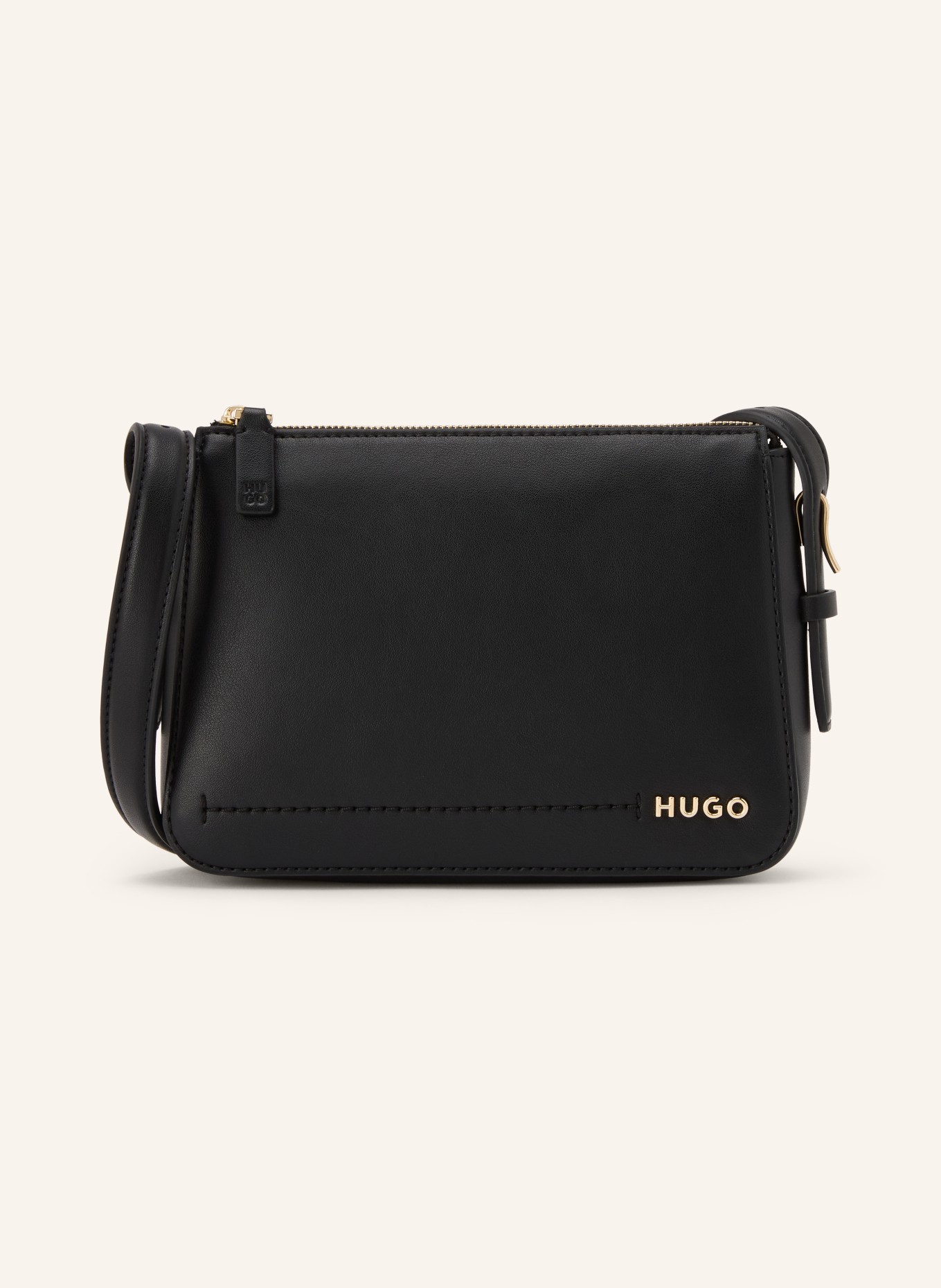 HUGO Umhängetasche YORIH: SCHWARZ / GOLD