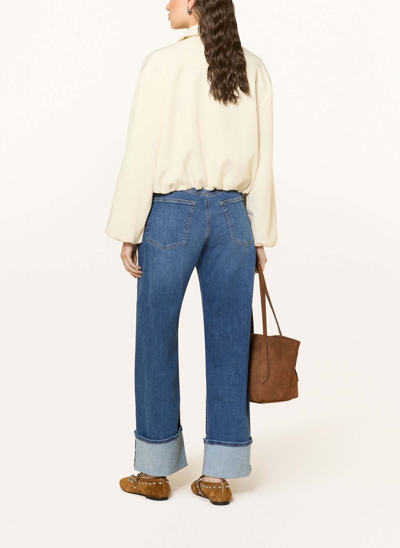 mavi Wide-Leg Jeans SANDRA: A3090 Mid Brushed STR