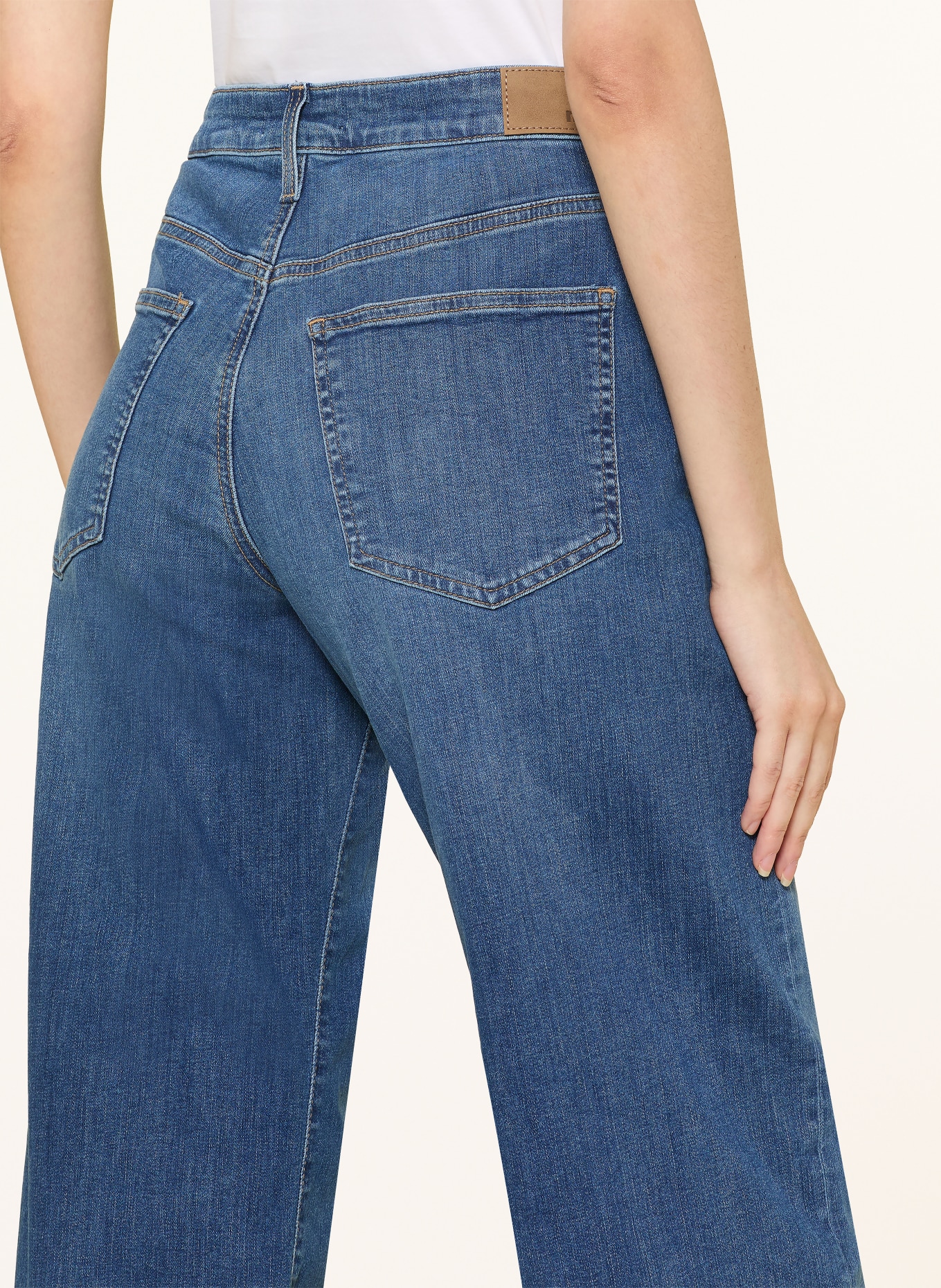 mavi Wide-Leg Jeans SANDRA: A3090 Mid Brushed STR
