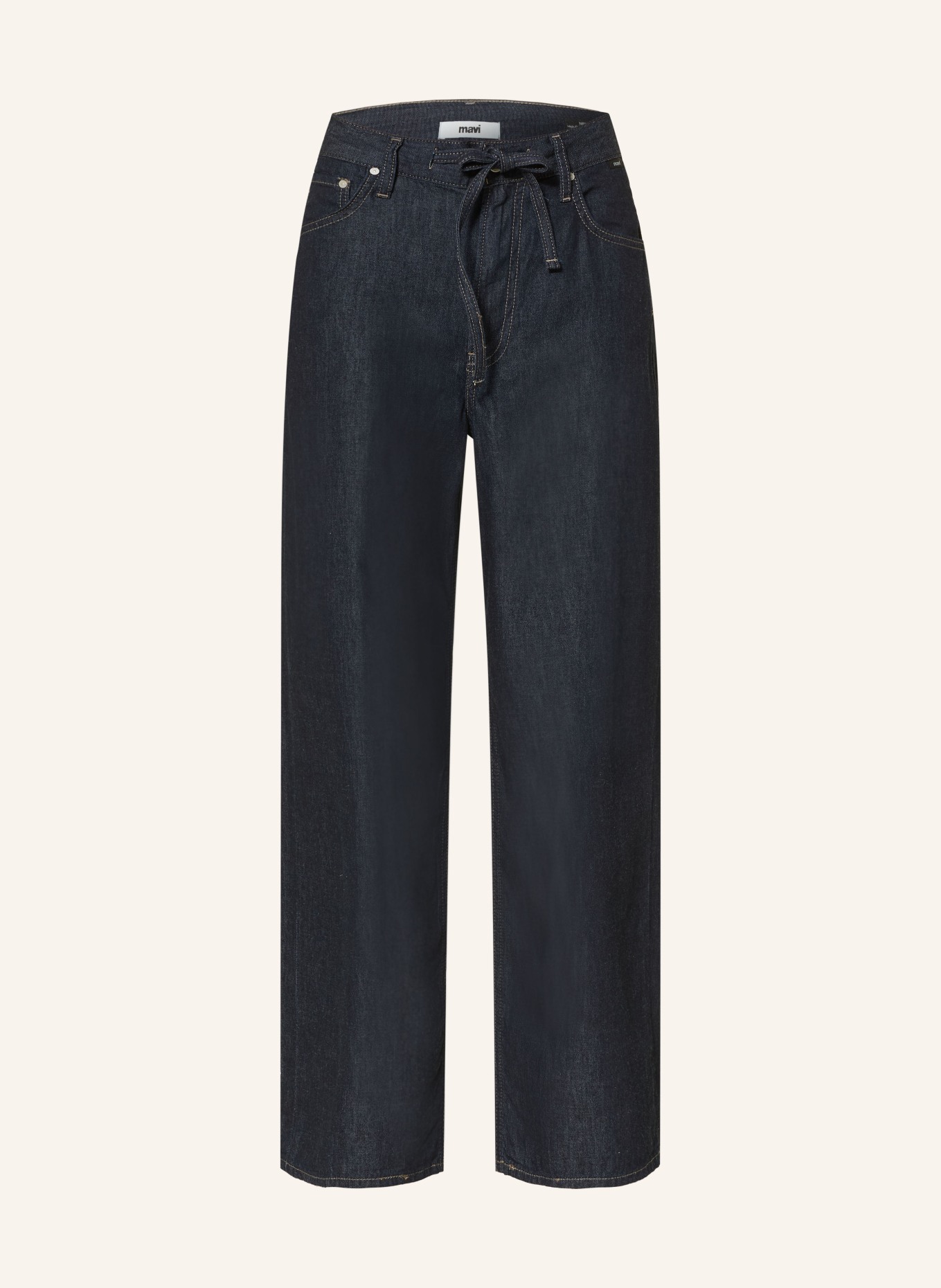 mavi Jean à jambes larges NELLA: A3111 Rinse LT DENIM