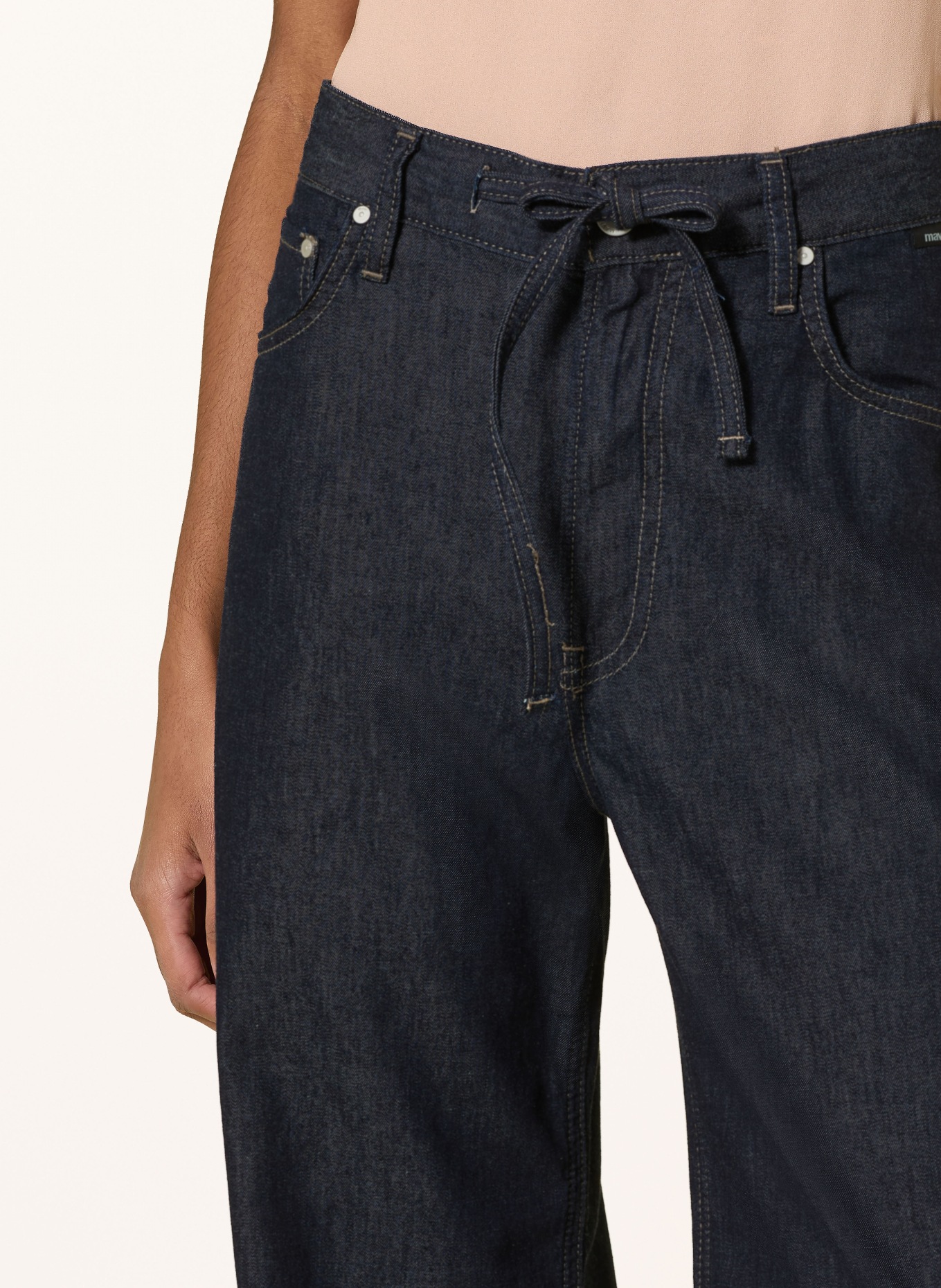 mavi Jean à jambes larges NELLA: A3111 Rinse LT DENIM